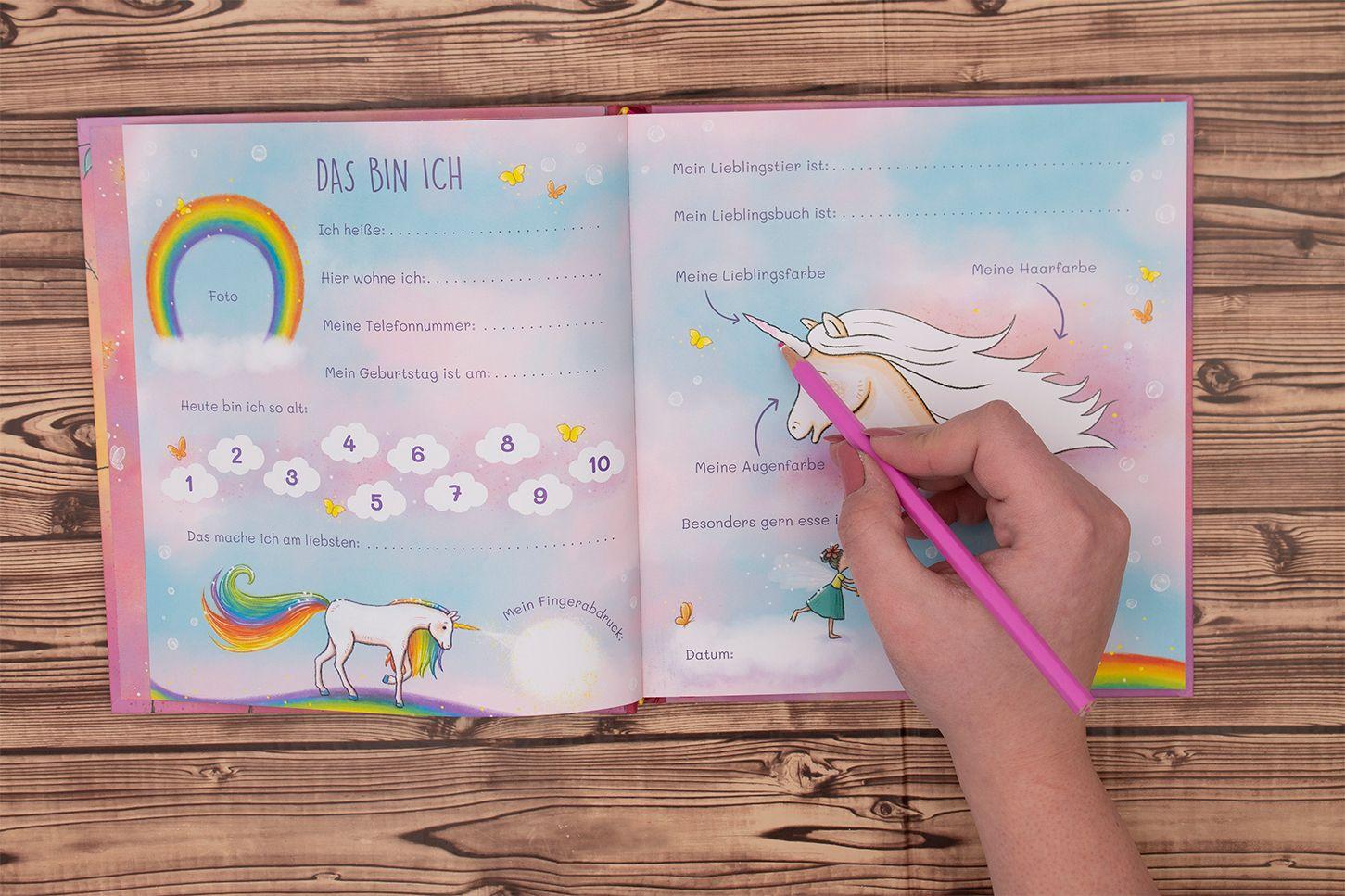 Beispielinhalt (Bild) Meine Kindergarten-Freunde (Einhörner)
