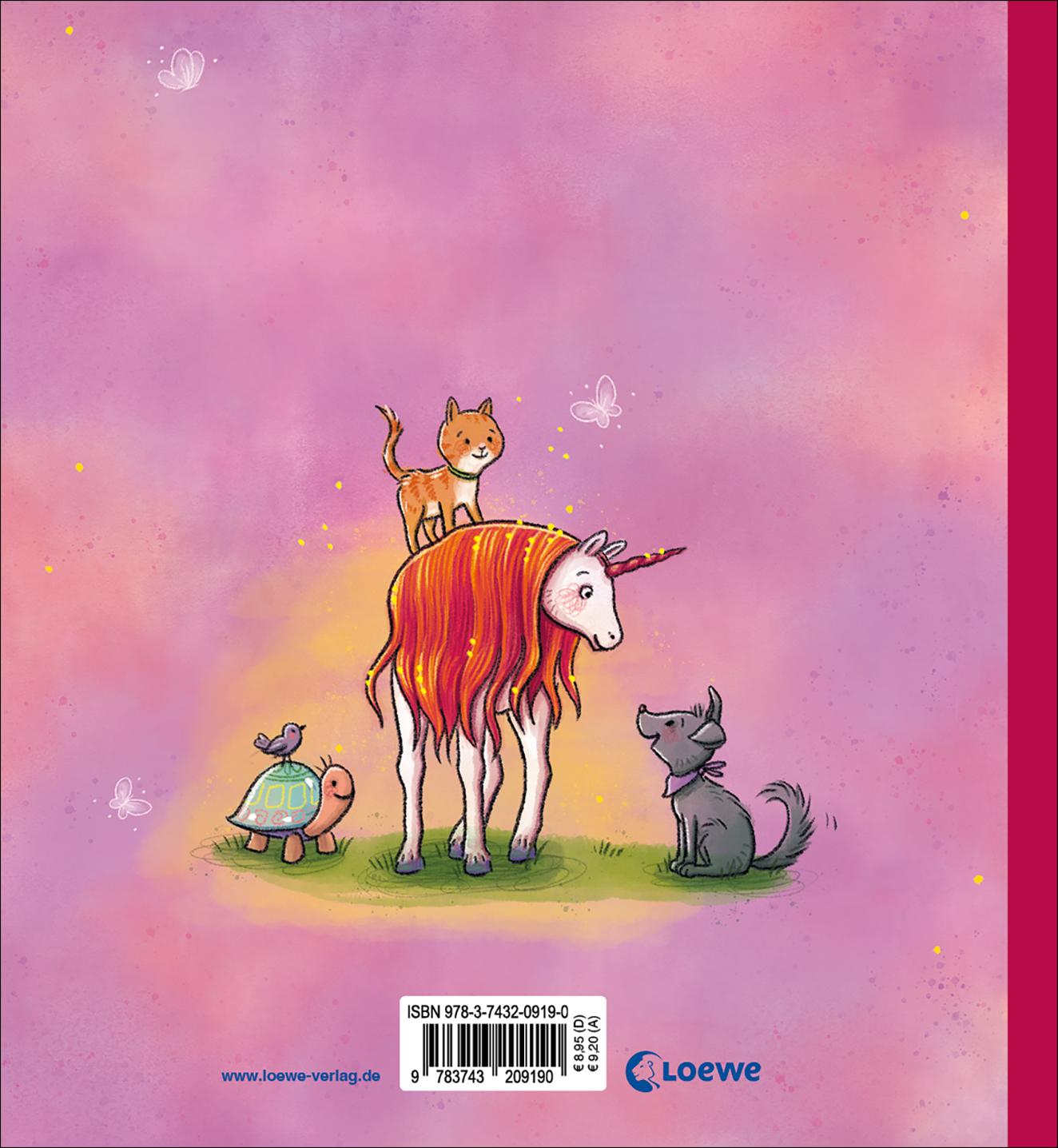 Rückseitencover Meine Kindergarten-Freunde (Einhörner)