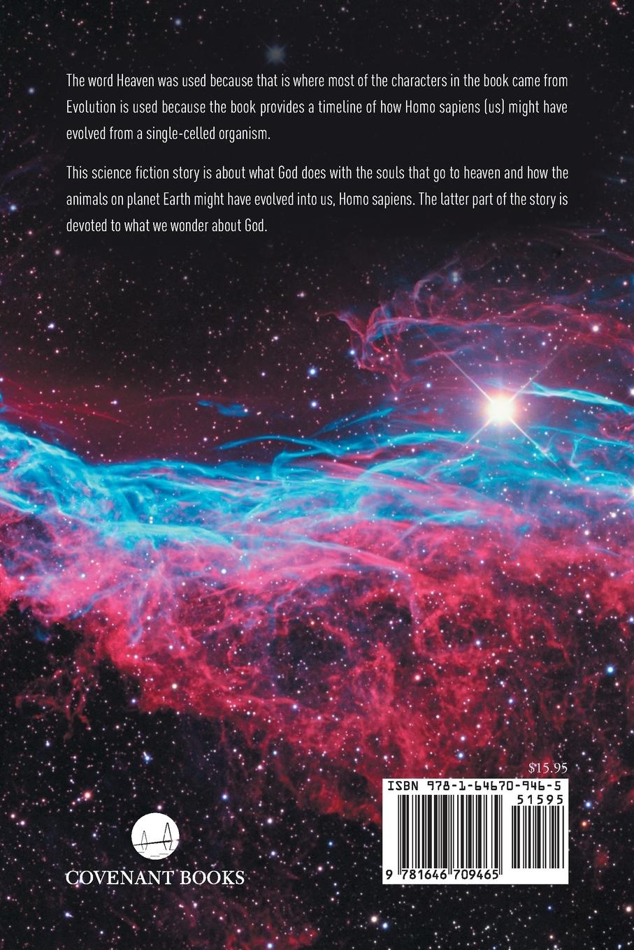 Rückseitencover Heaven, Evolution, and Us