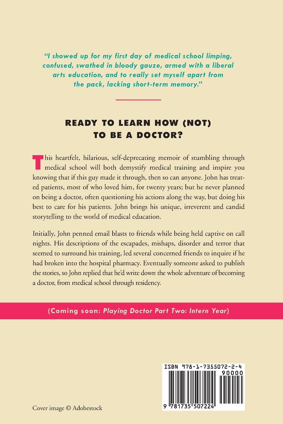 Rückseitencover Playing Doctor; Part One