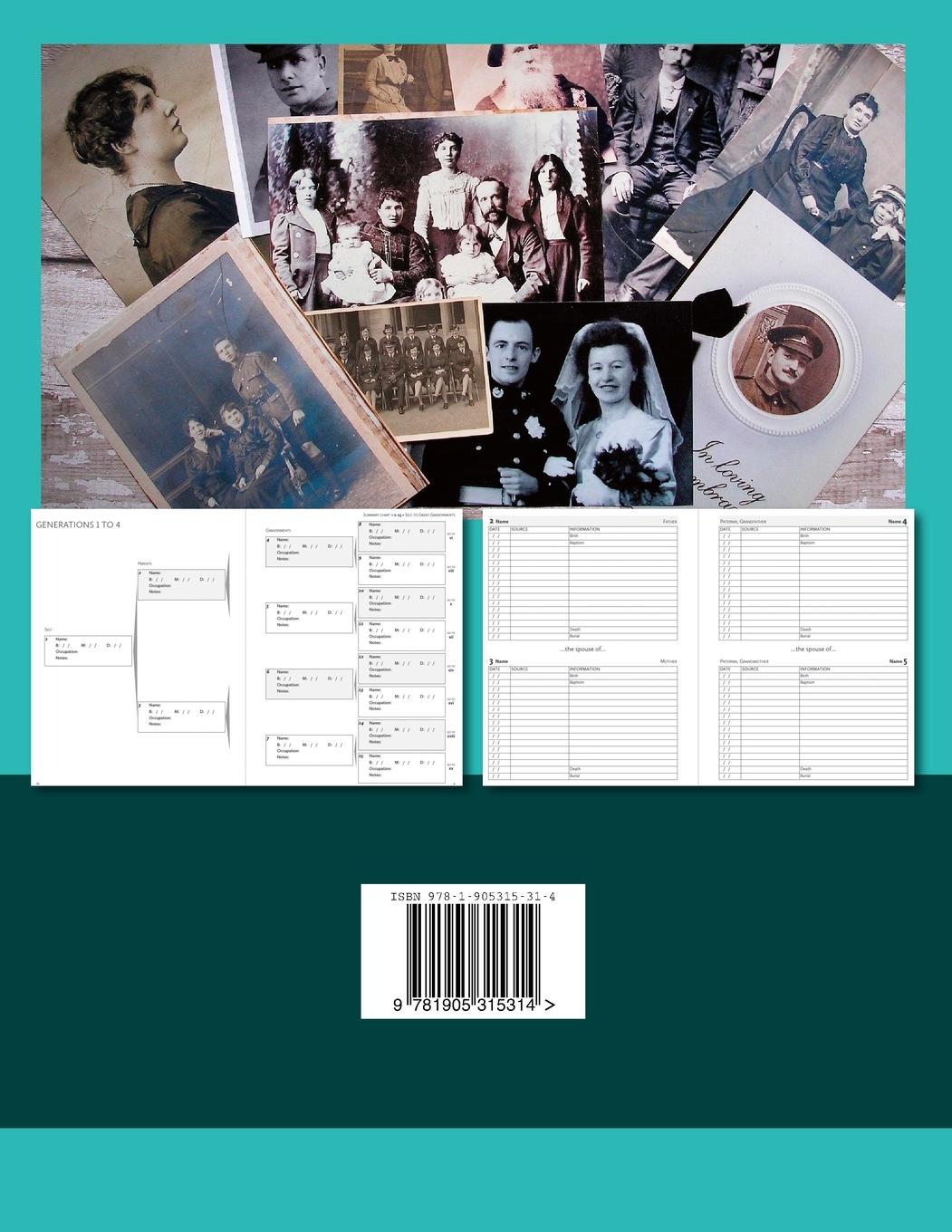 Rückseitencover Family History Record Book