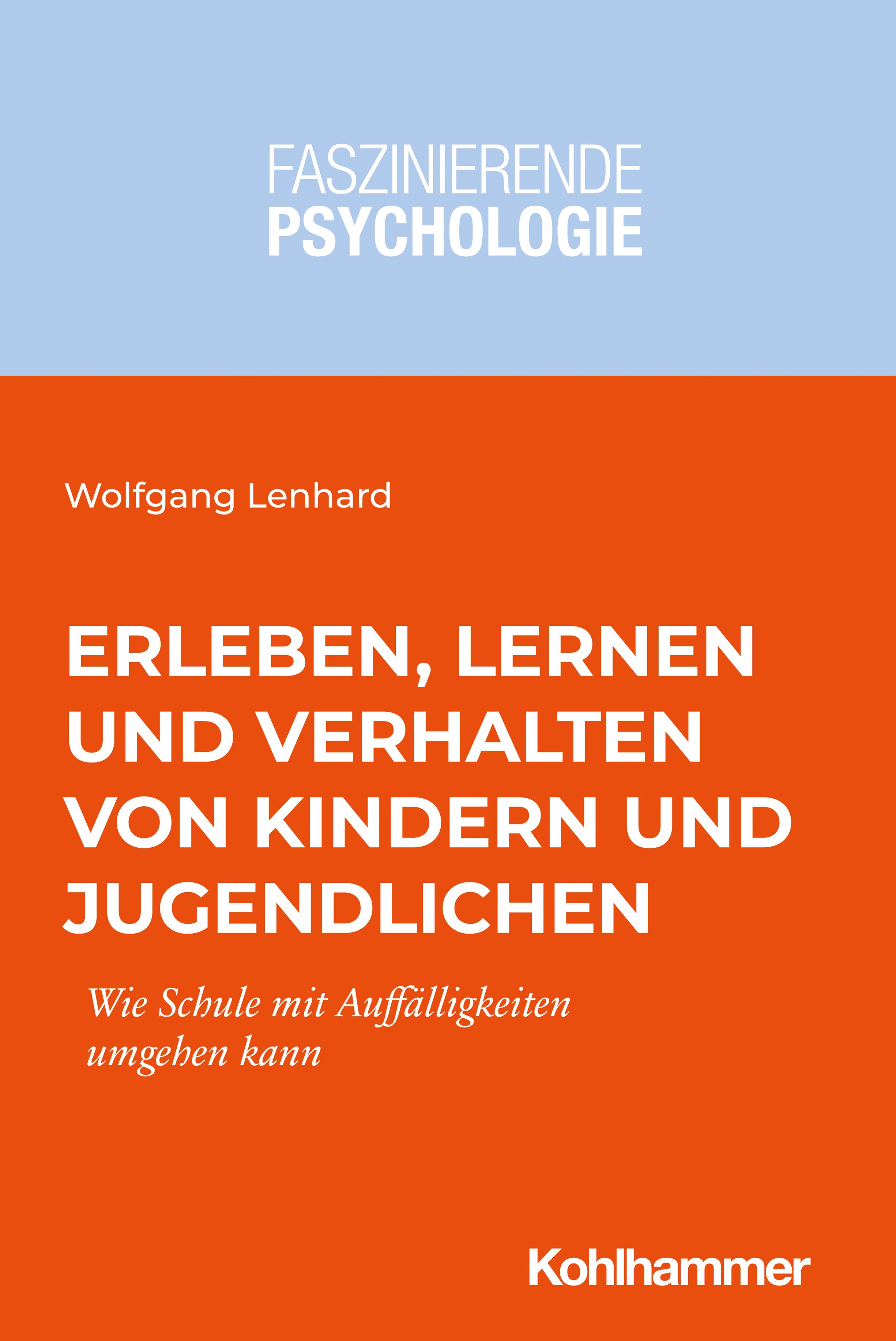 Vorderes Coverbild Erleben, Lernen und Verhalten von Kindern und Jugendlichen