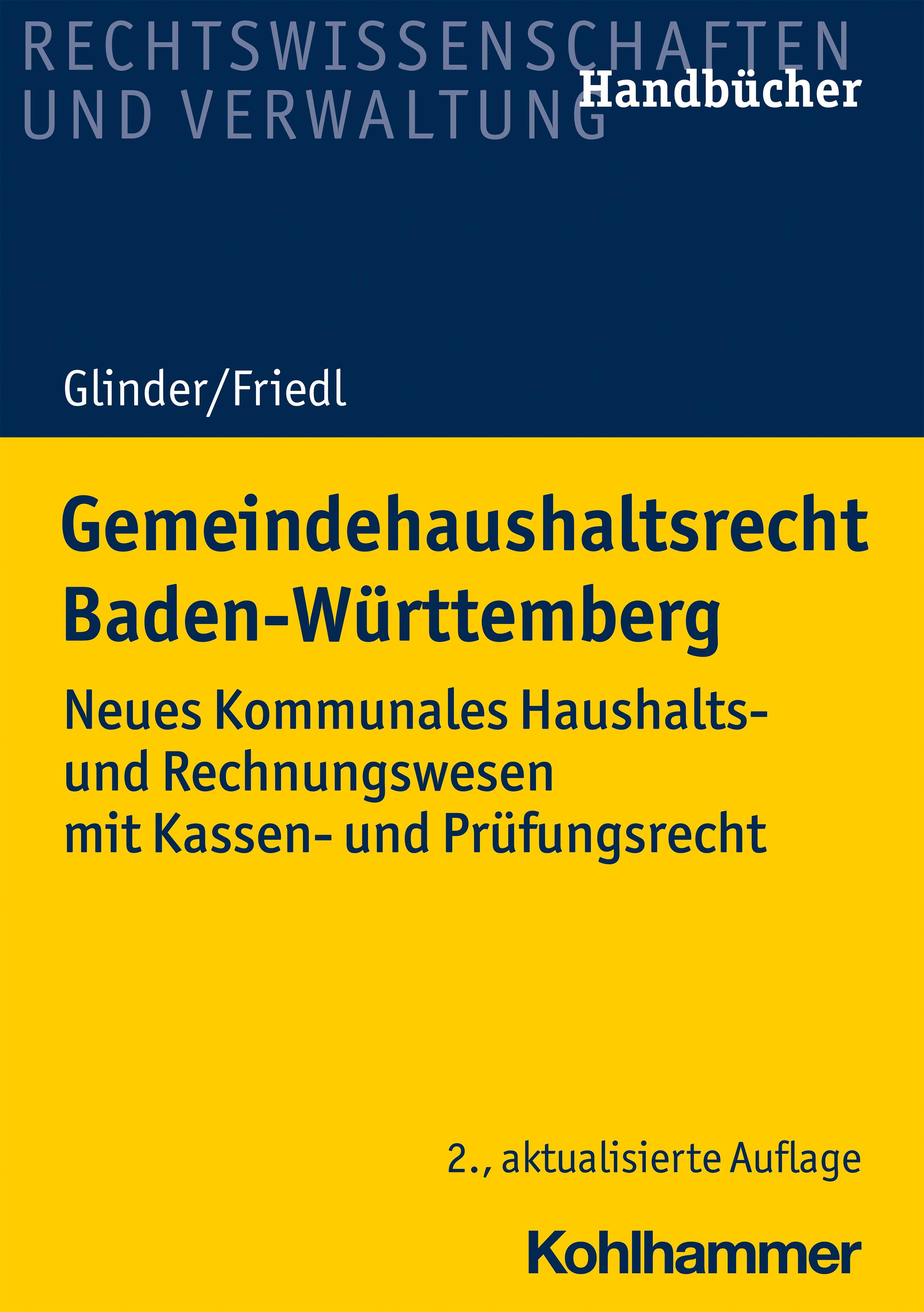 Vorderes Coverbild Gemeindehaushaltsrecht Baden-Württemberg
