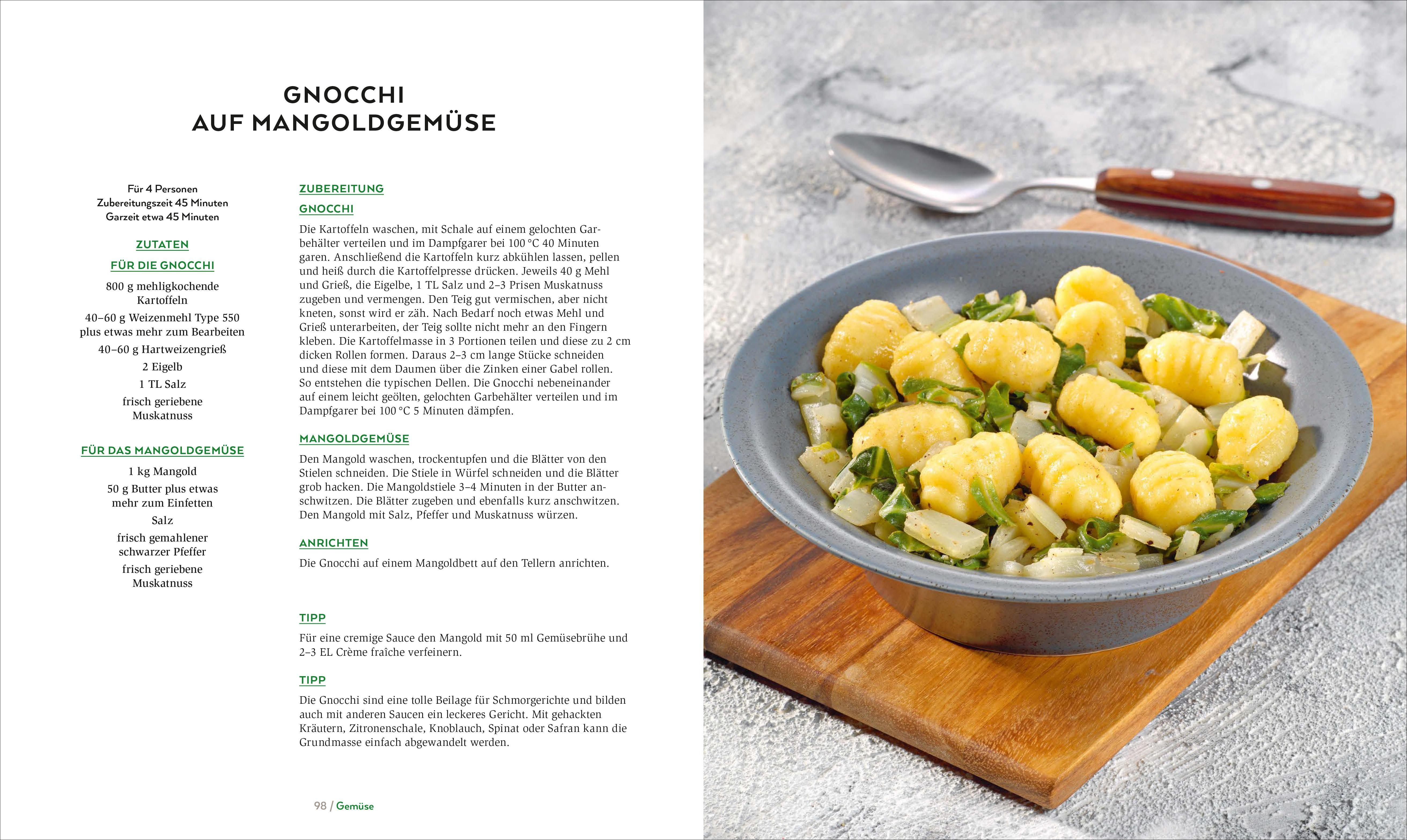 Beispielinhalt (Bild) Die hohe Kunst vom Dampfgaren