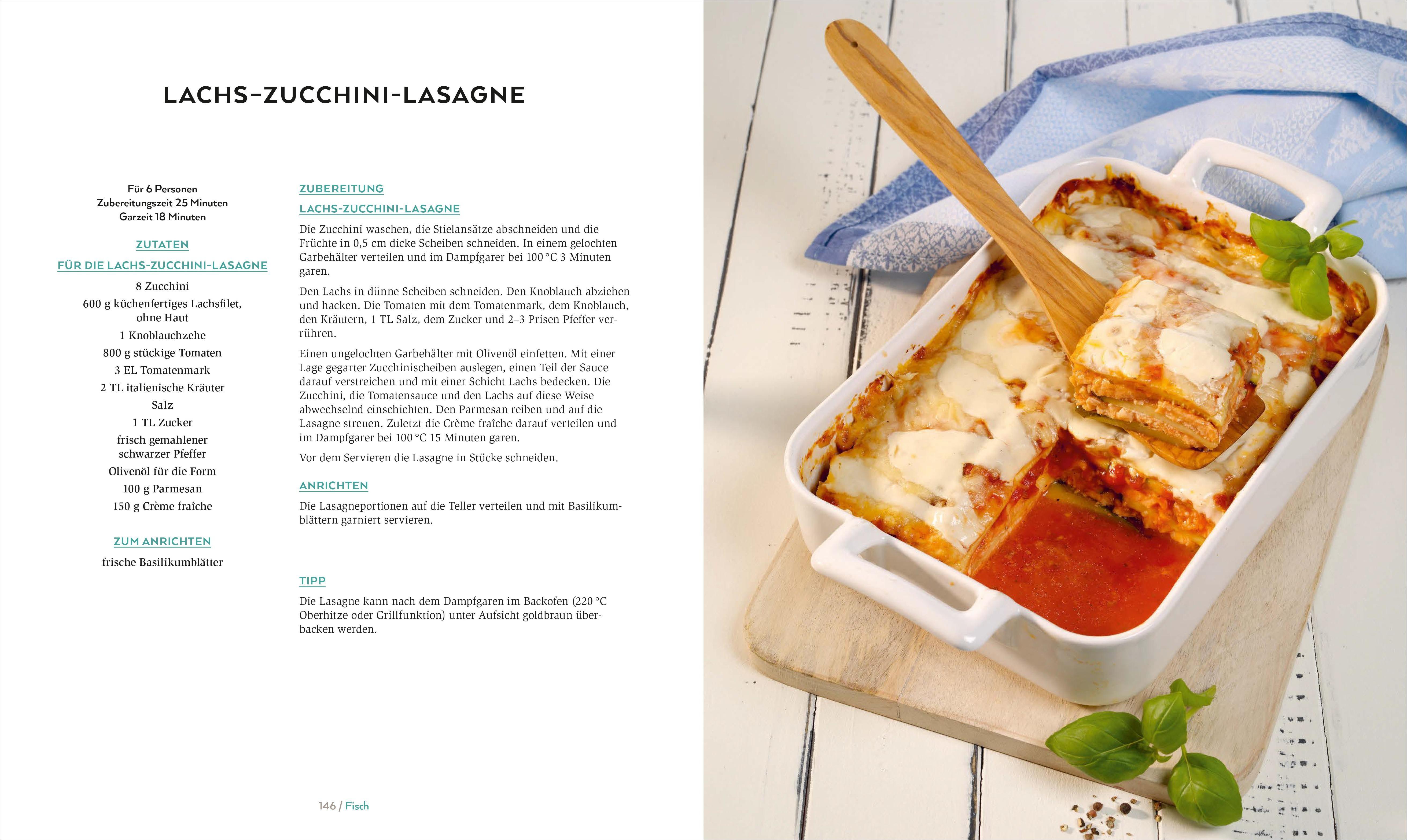 Beispielinhalt (Bild) Die hohe Kunst vom Dampfgaren