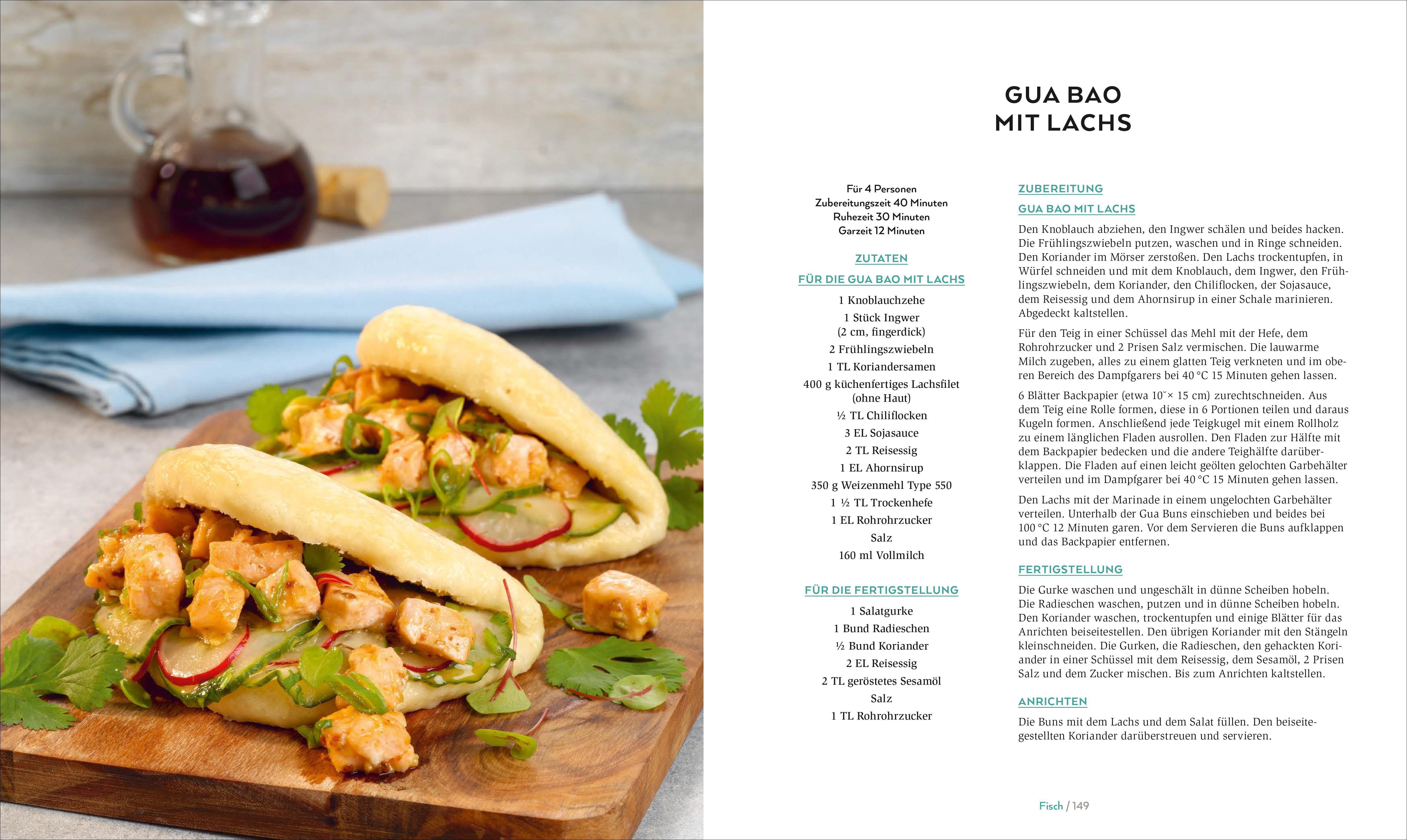 Beispielinhalt (Bild) Die hohe Kunst vom Dampfgaren