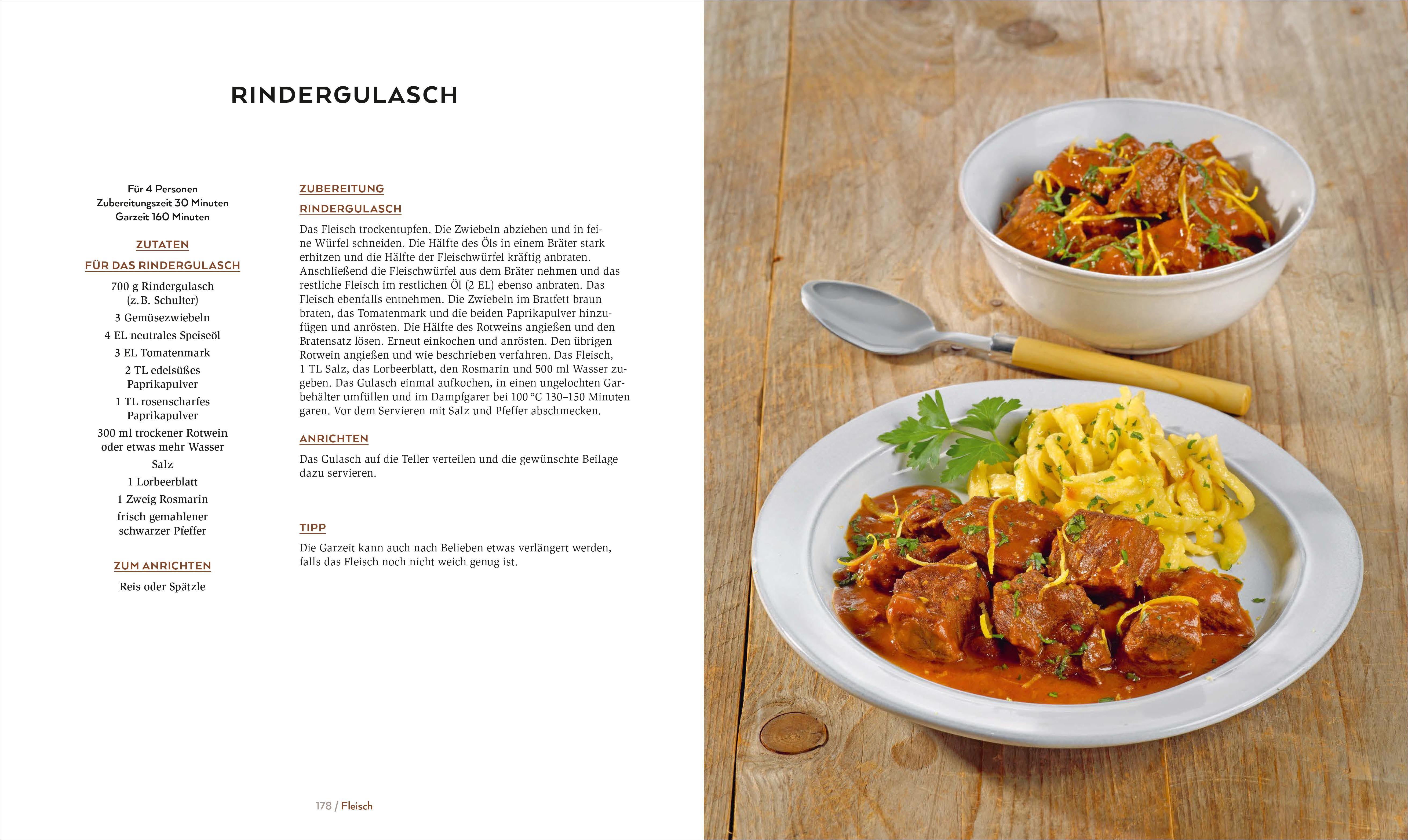 Beispielinhalt (Bild) Die hohe Kunst vom Dampfgaren