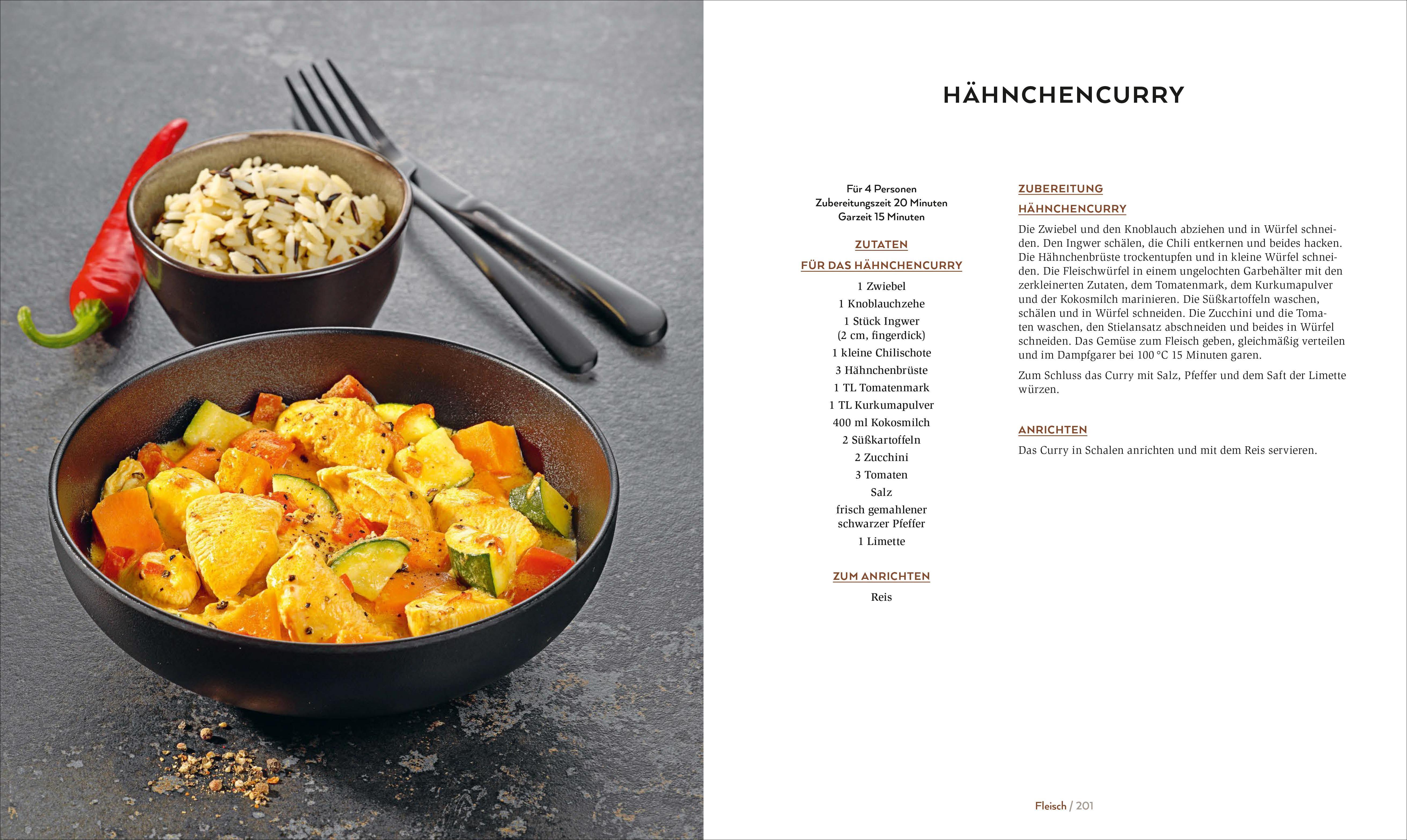 Beispielinhalt (Bild) Die hohe Kunst vom Dampfgaren