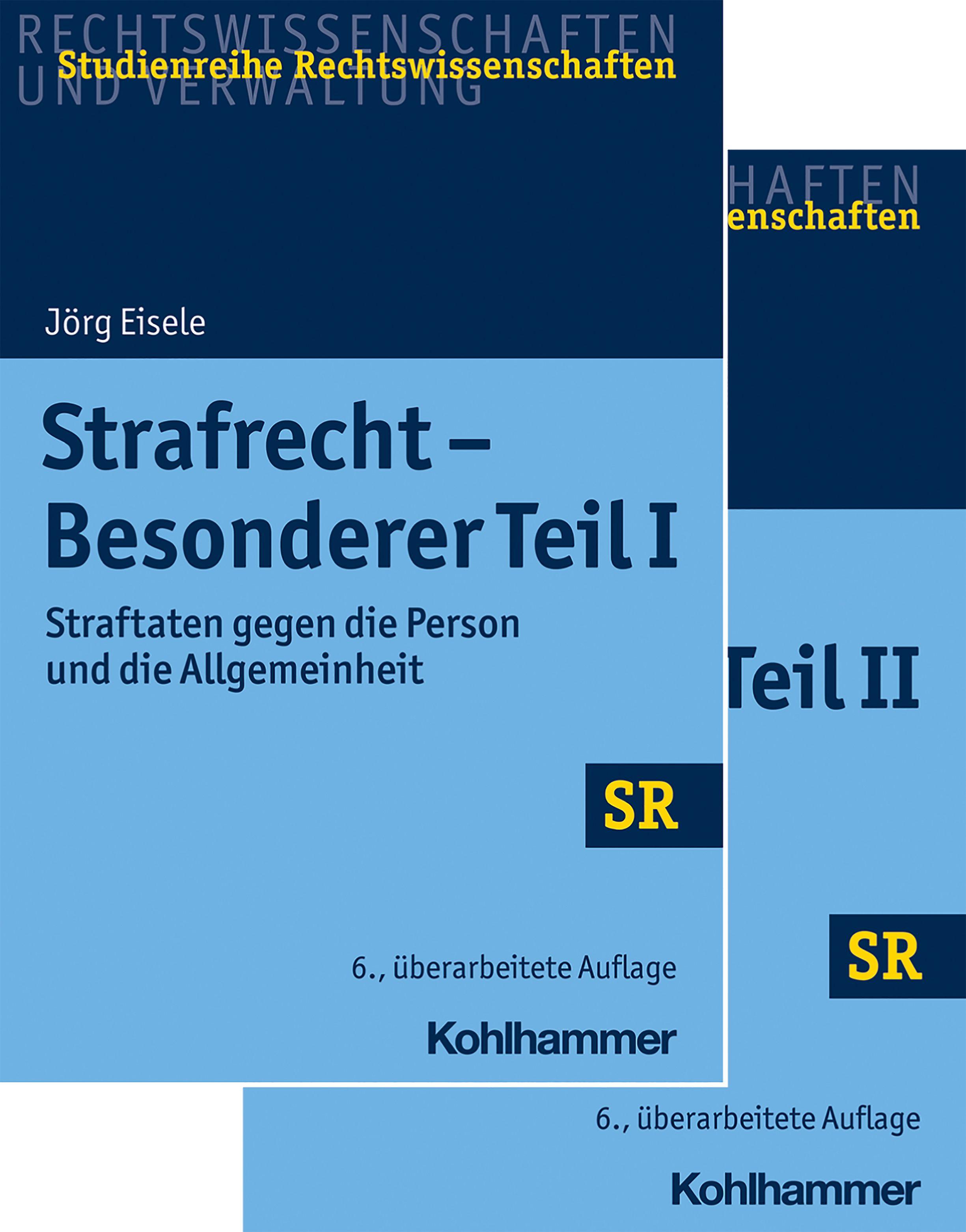 Vorderes Coverbild Strafrecht - Besonderer Teil I + Besonderer Teil II - Paket