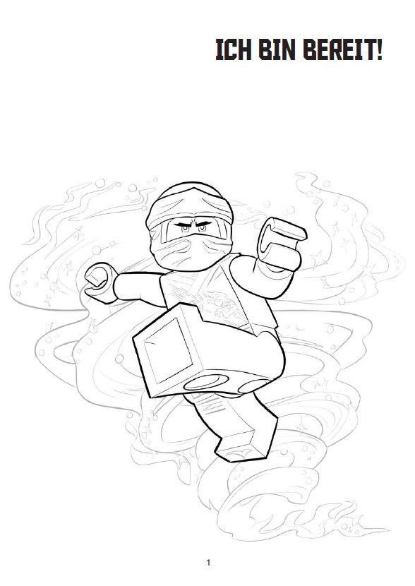 Beispielinhalt (Bild) LEGO® NINJAGO® - Malblock