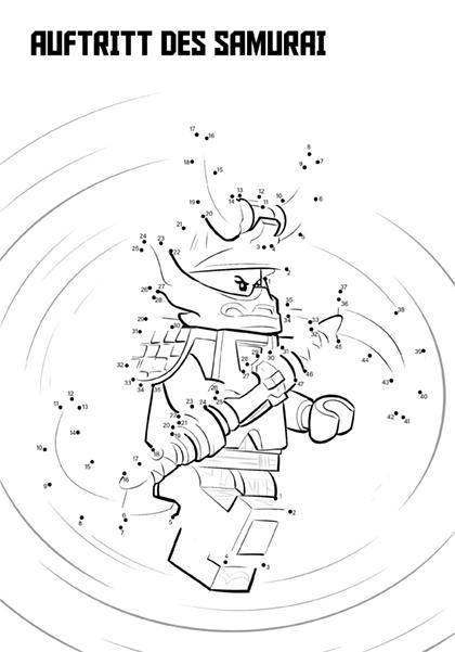 Beispielinhalt (Bild) LEGO® NINJAGO® - Von Punkt zu Punkt