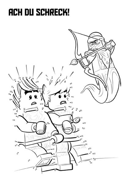 Beispielinhalt (Bild) LEGO® NINJAGO® - Von Punkt zu Punkt