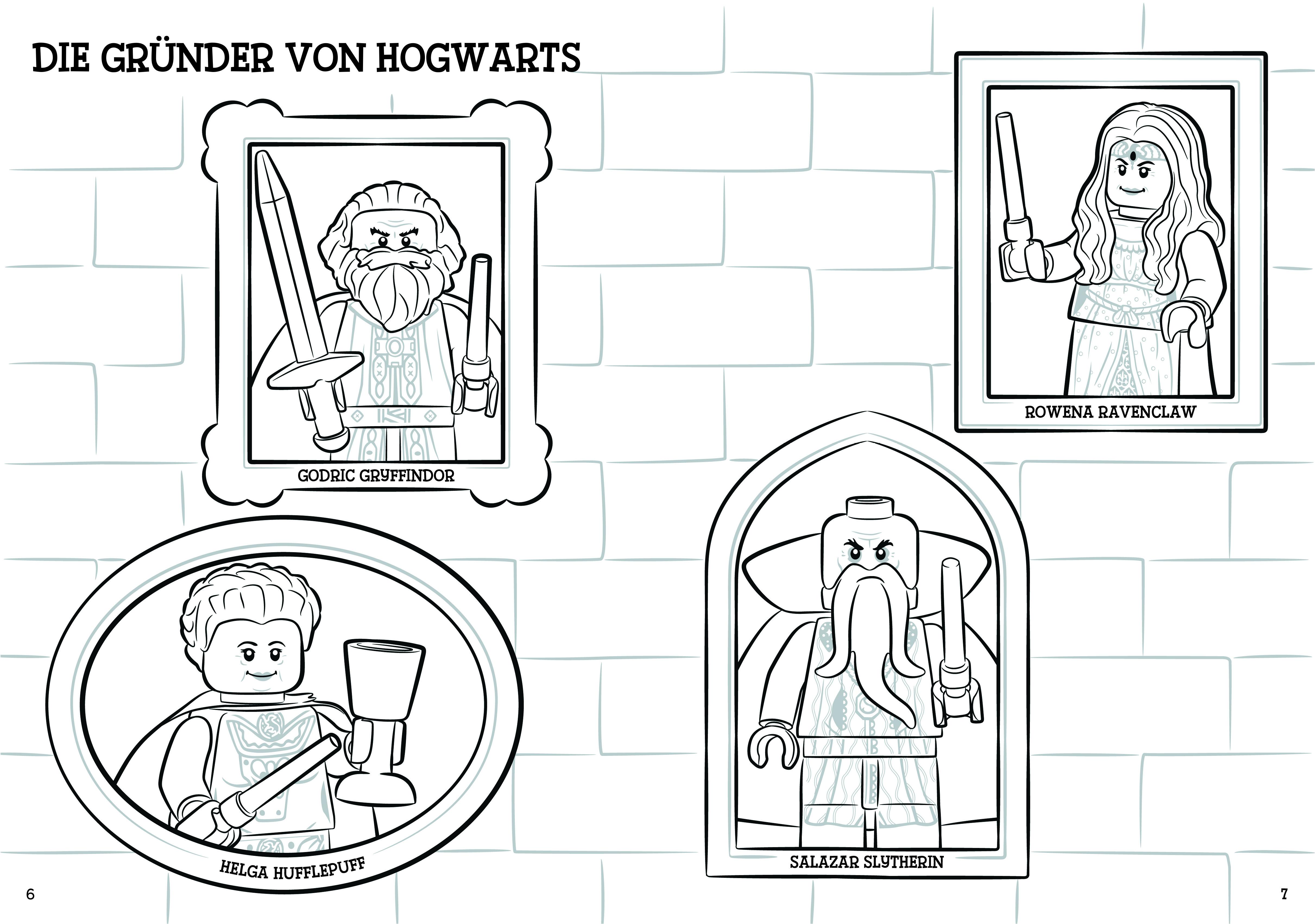 Beispielinhalt (Bild) LEGO® Harry Potter(TM) - Malspaß