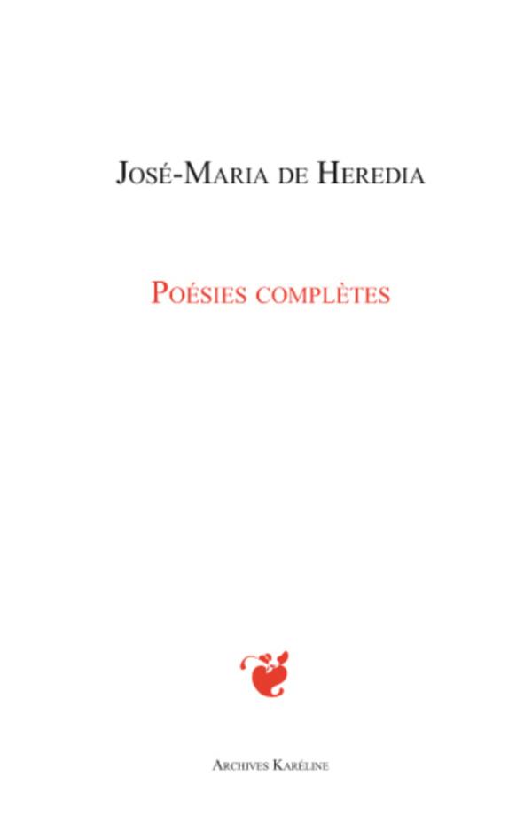 Vorderes Coverbild Poésies complètes