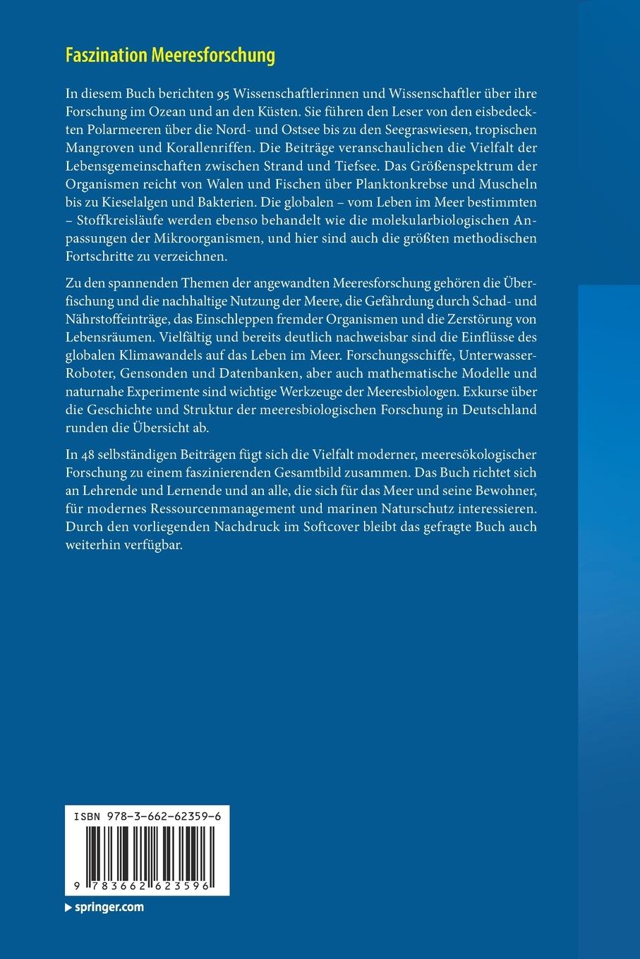 Rückseitencover Faszination Meeresforschung