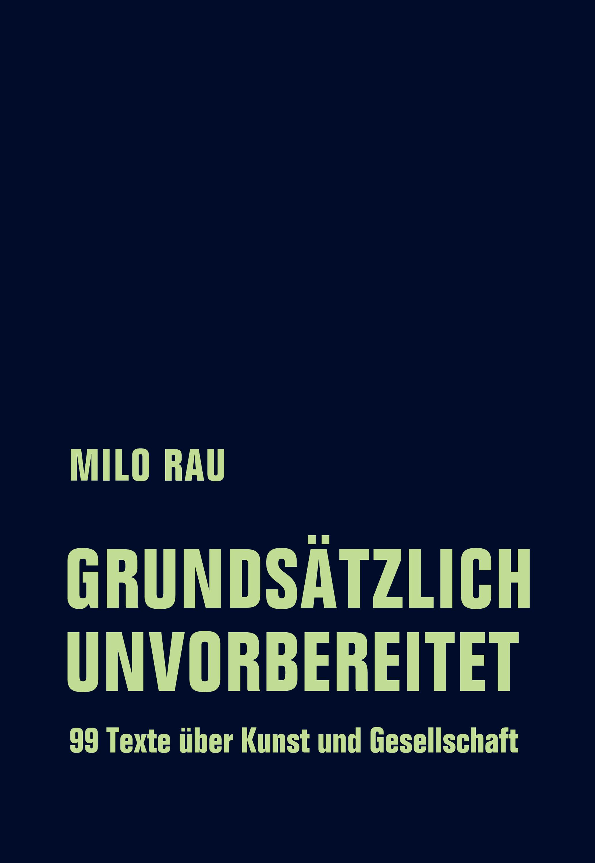 Vorderes Coverbild Grundsätzlich unvorbereitet