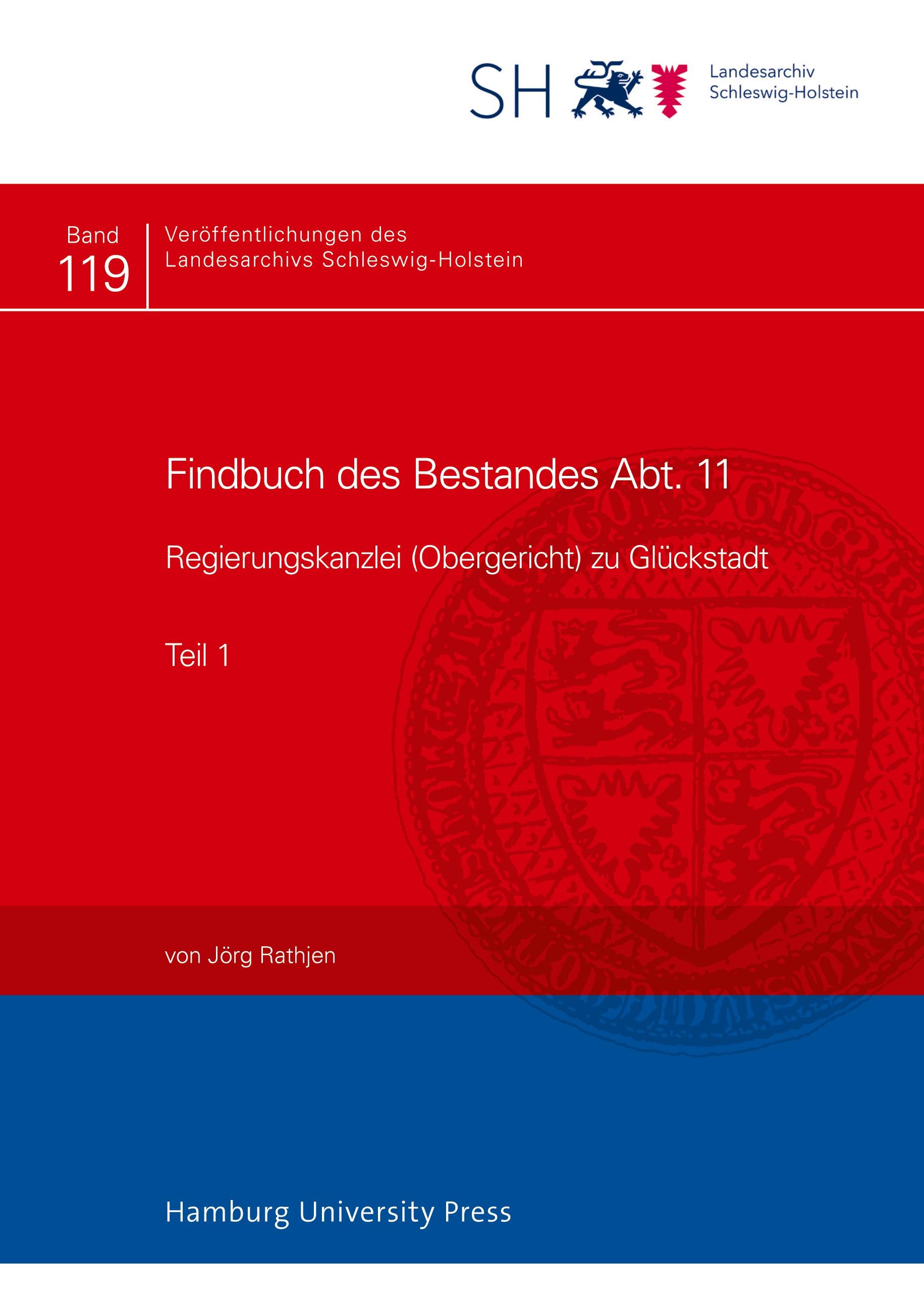 Vorderes Coverbild Findbuch des Bestandes Abt. 11