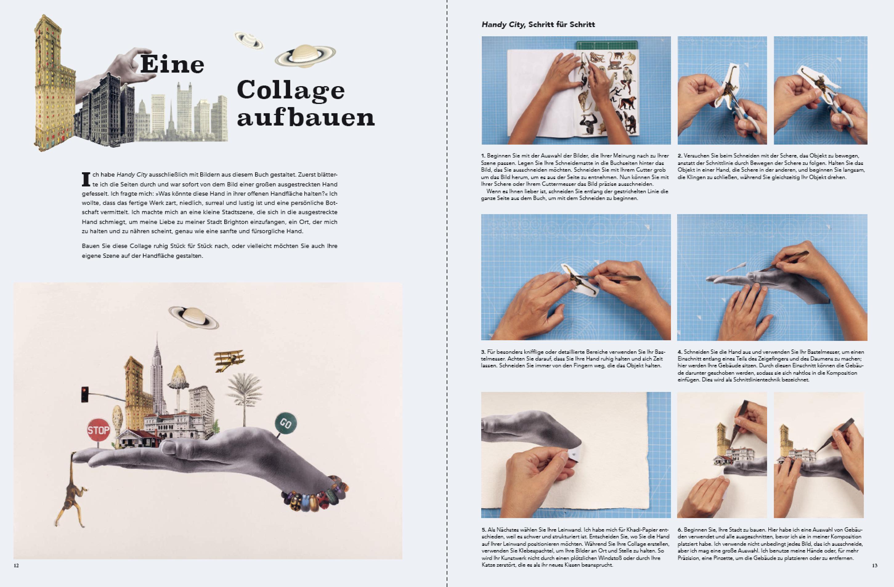 Beispielinhalt (Bild) Das große Buch der Collagen