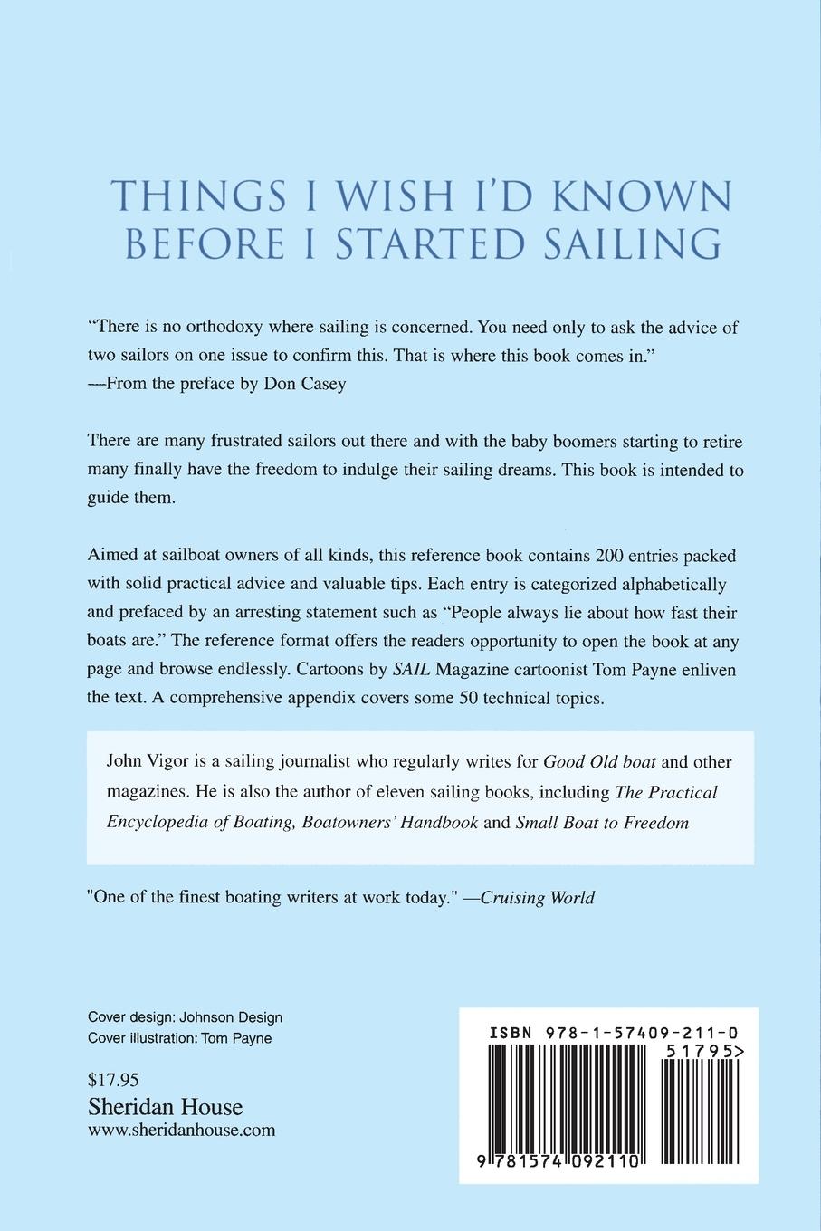 Rückseitencover Things I Wish I'd Known Before I Started Sailing