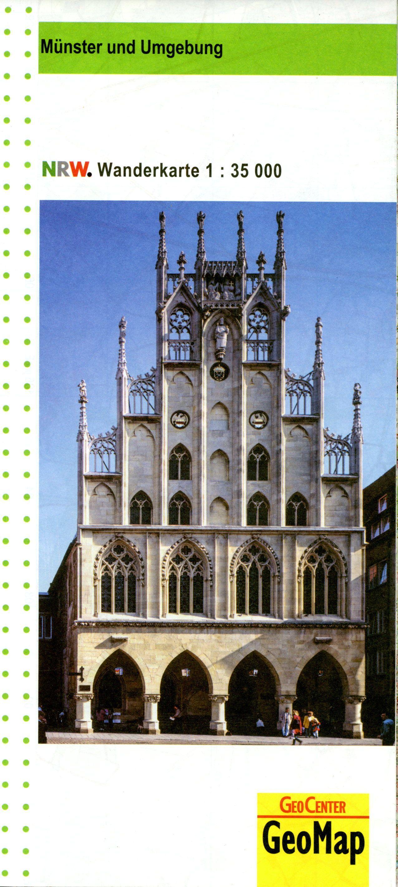 Vorderes Coverbild Münster und Umgebung 1:35.000 Wanderkarte NRW