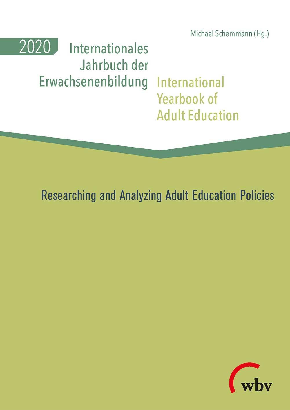 Vorderes Coverbild Internationales Jahrbuch Erwachsenenbildung 2020
