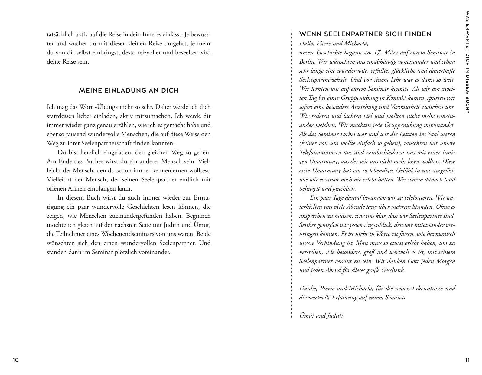 Beispielinhalt (Bild) Finde deinen Seelenpartner