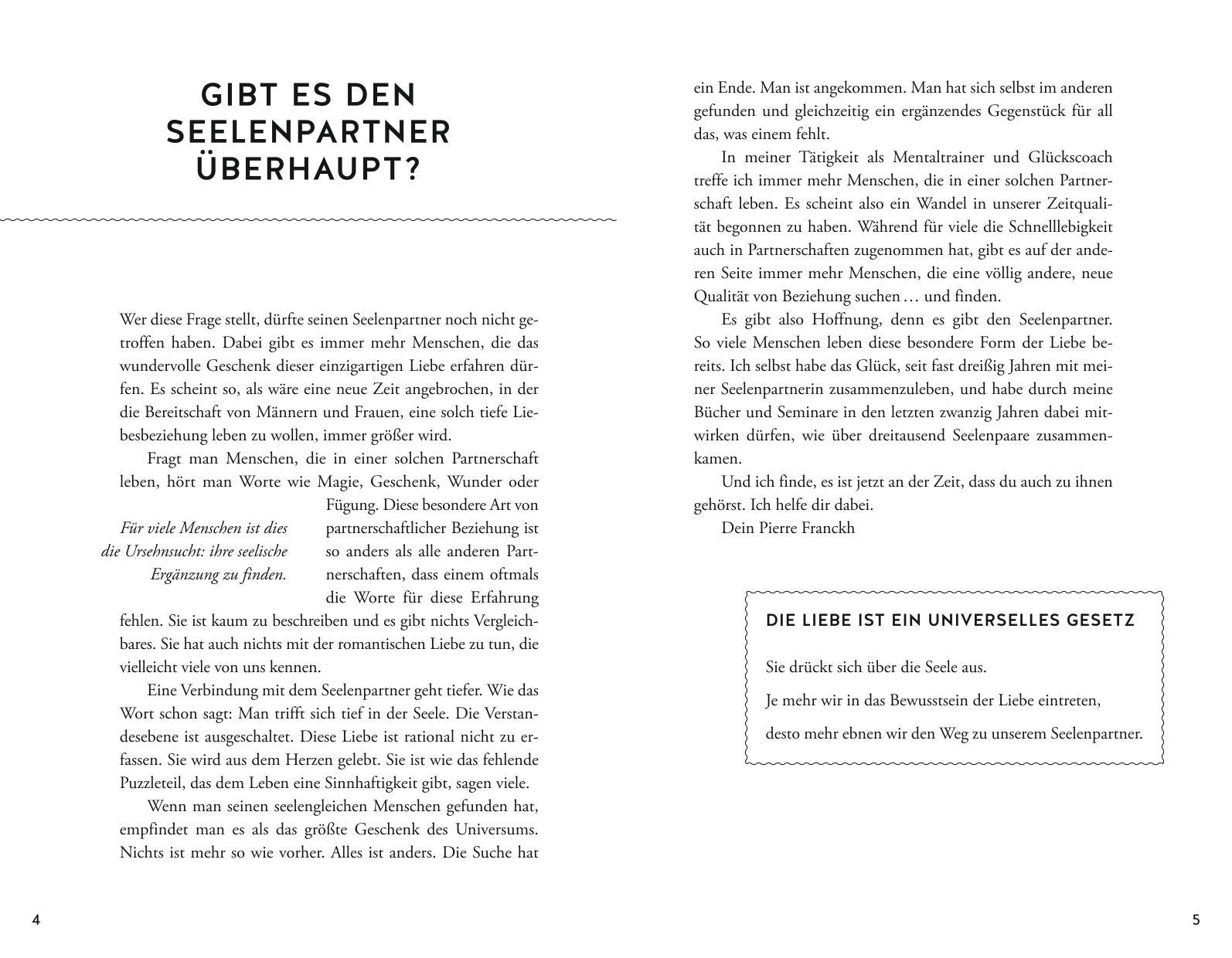 Beispielinhalt (Bild) Finde deinen Seelenpartner