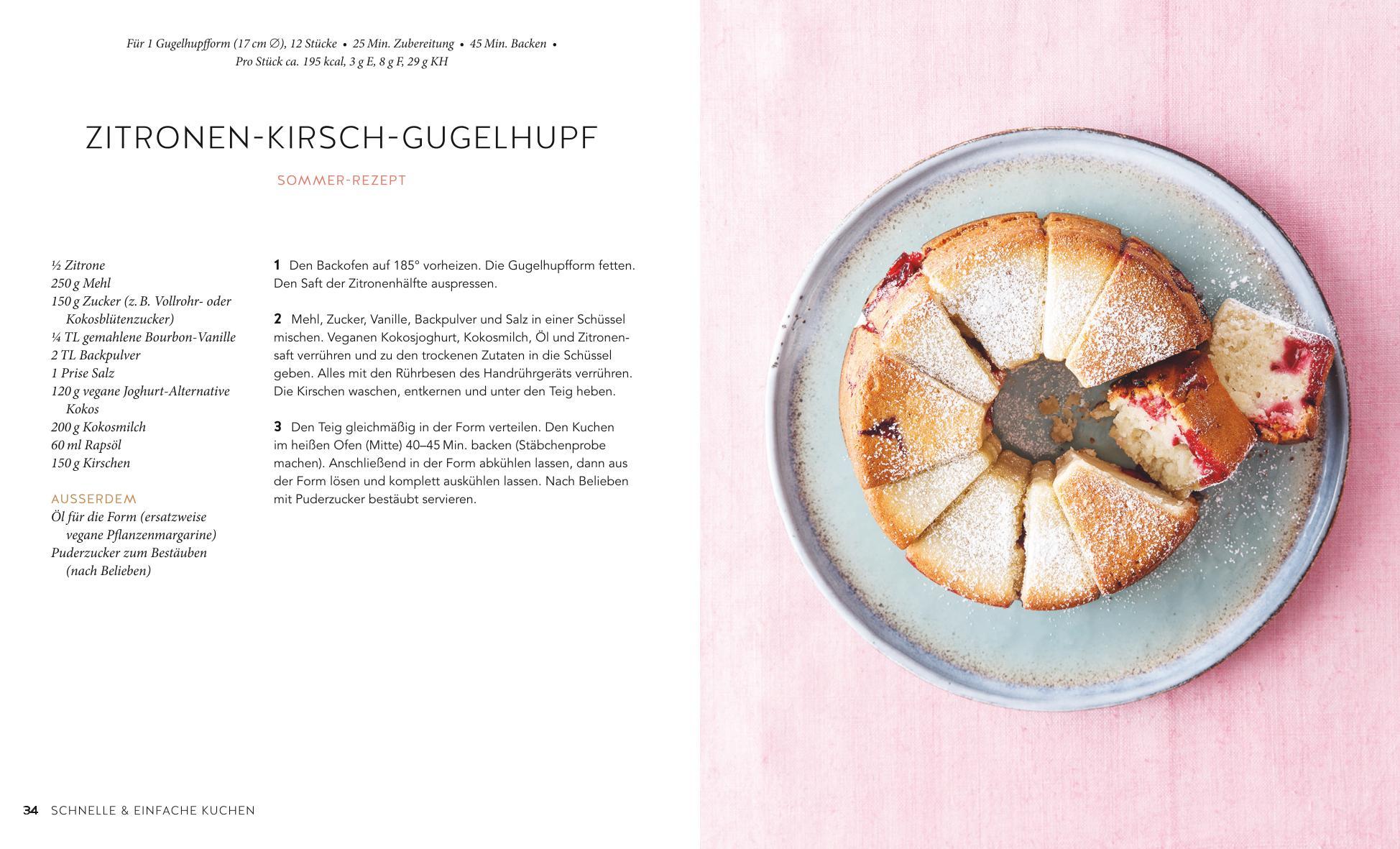 Beispielinhalt (Bild) Vegan Backen
