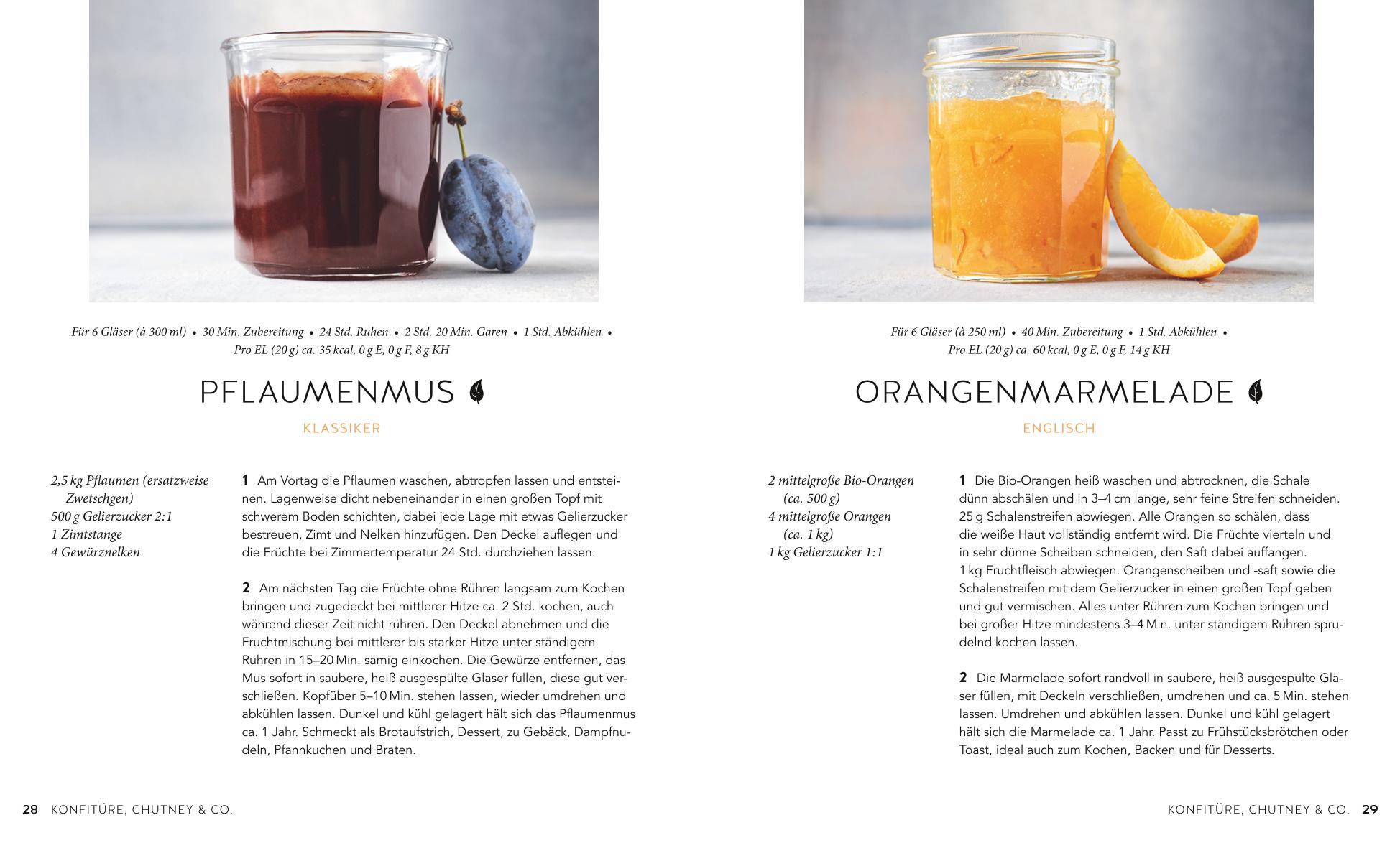 Beispielinhalt (Bild) Kochen für den Vorrat