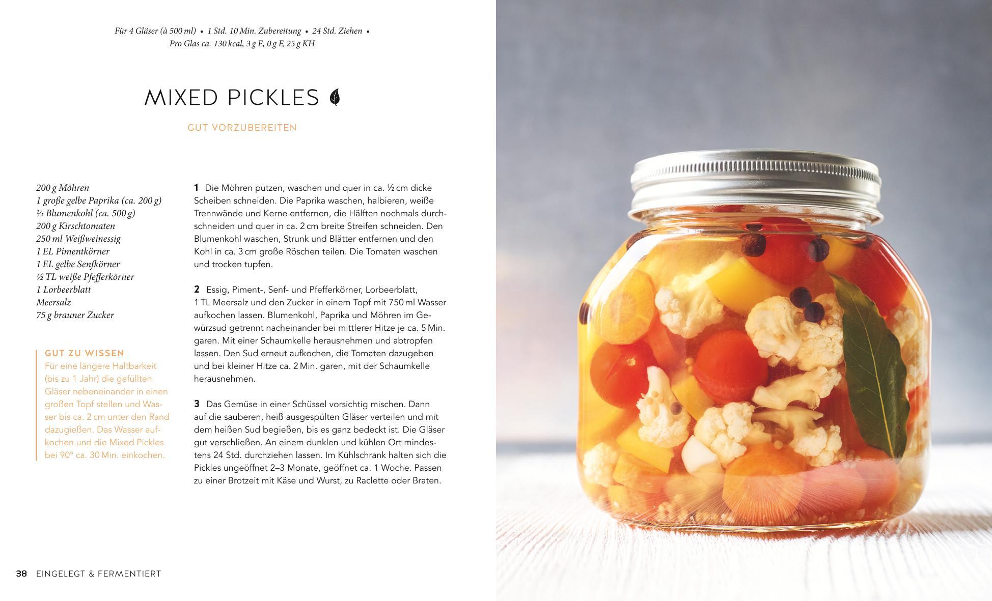 Beispielinhalt (Bild) Kochen für den Vorrat