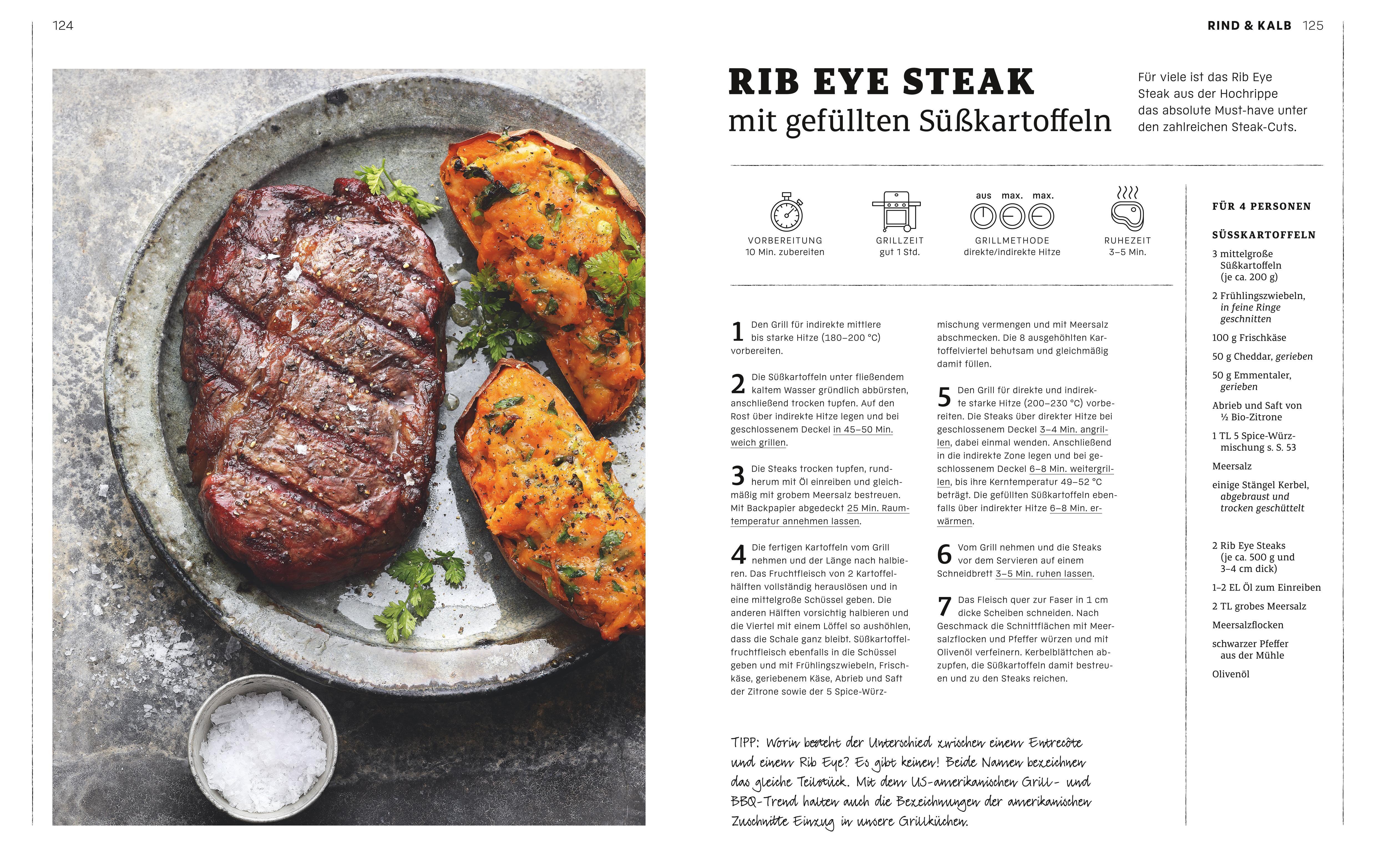 Beispielinhalt (Bild) Weber's Gasgrillbibel