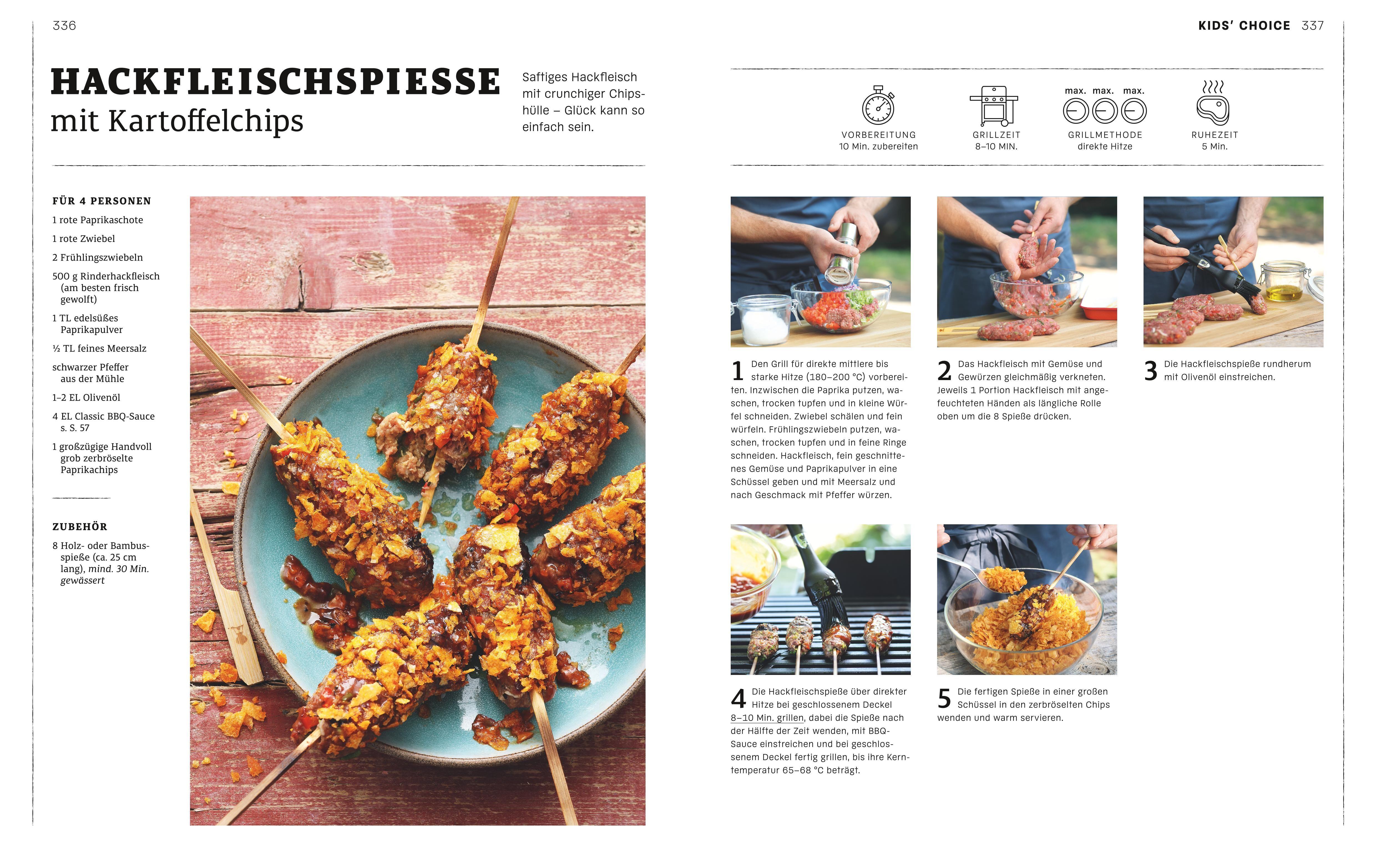 Beispielinhalt (Bild) Weber's Gasgrillbibel