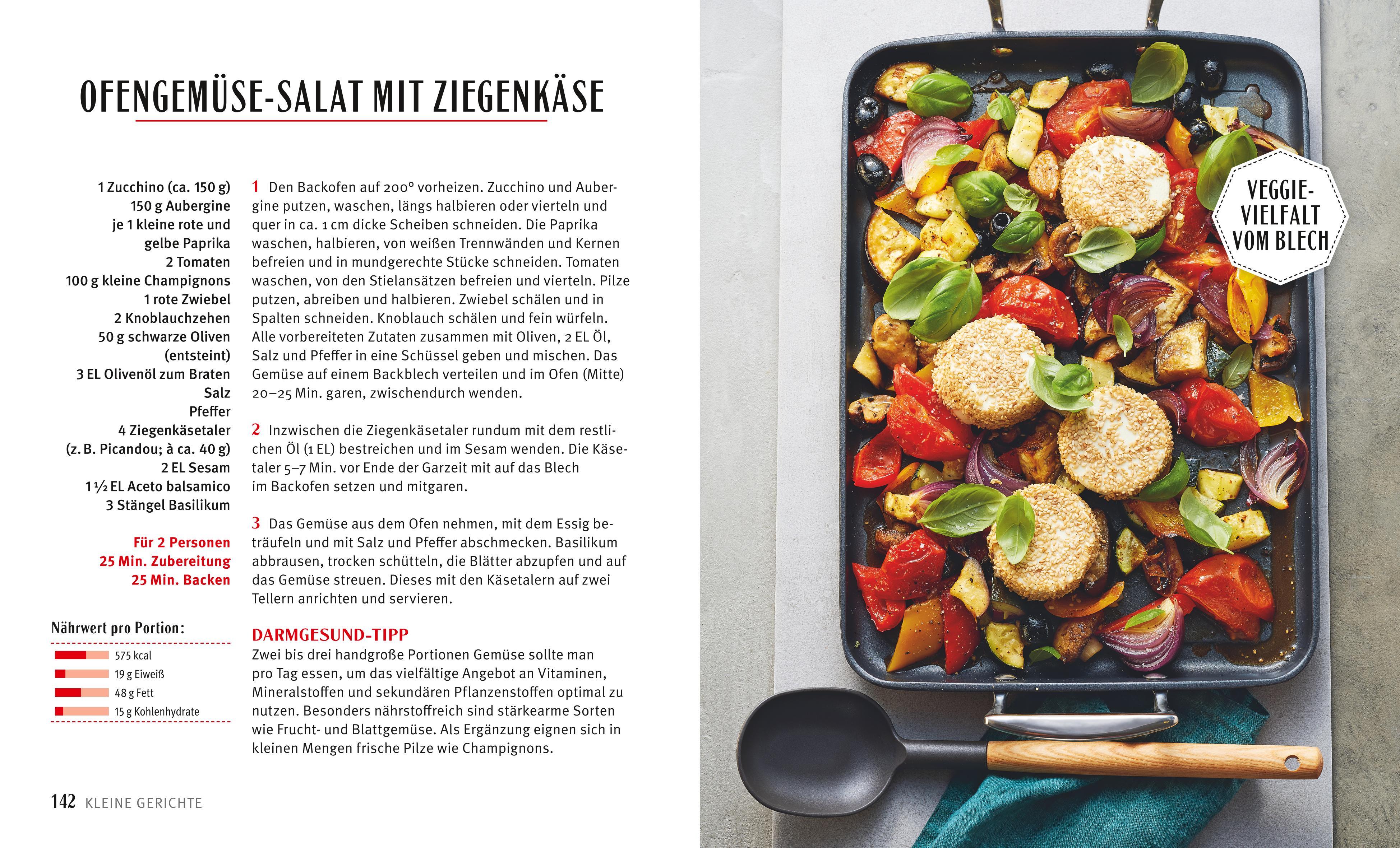 Beispielinhalt (Bild) Schnelle Rezepte für einen gesunden Darm
