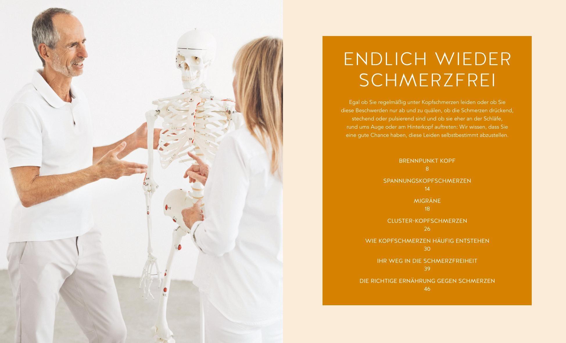 Beispielinhalt (Bild) Kopfschmerzen selbst behandeln