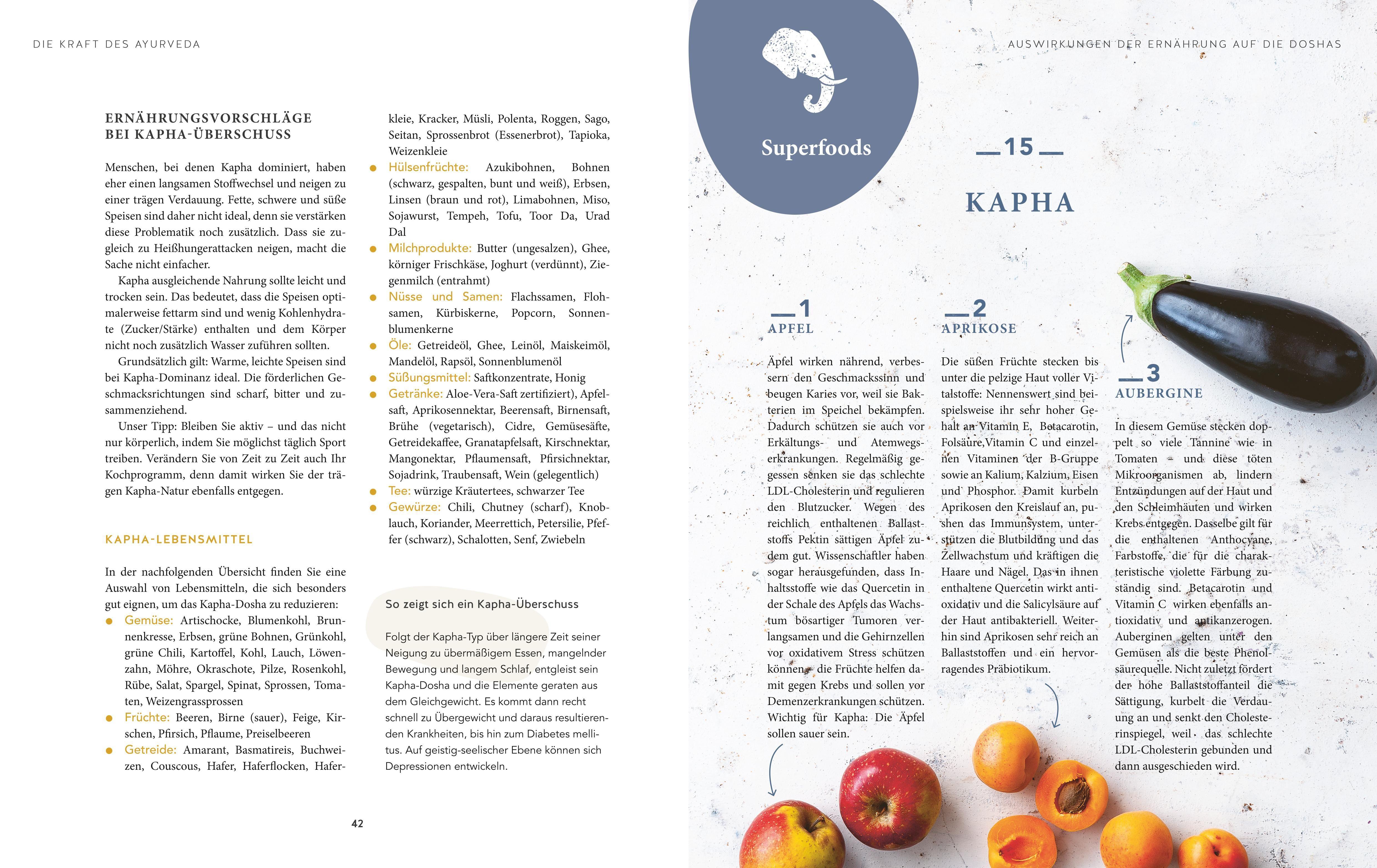 Beispielinhalt (Bild) Heilsam kochen mit Ayurveda