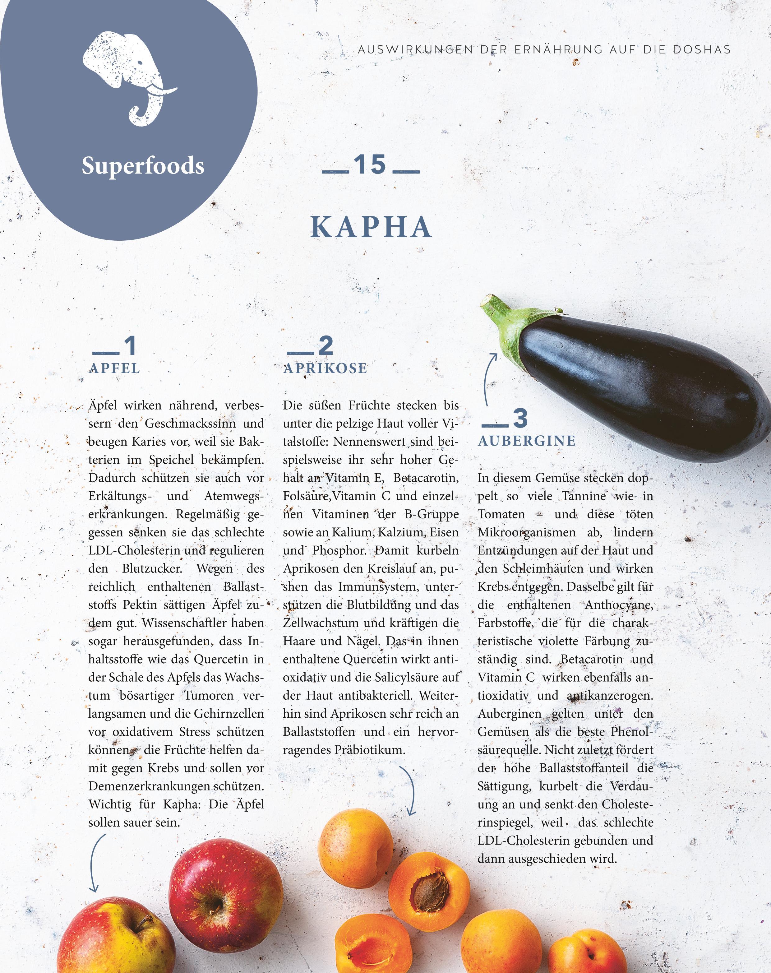 Beispielinhalt (Bild) Heilsam kochen mit Ayurveda