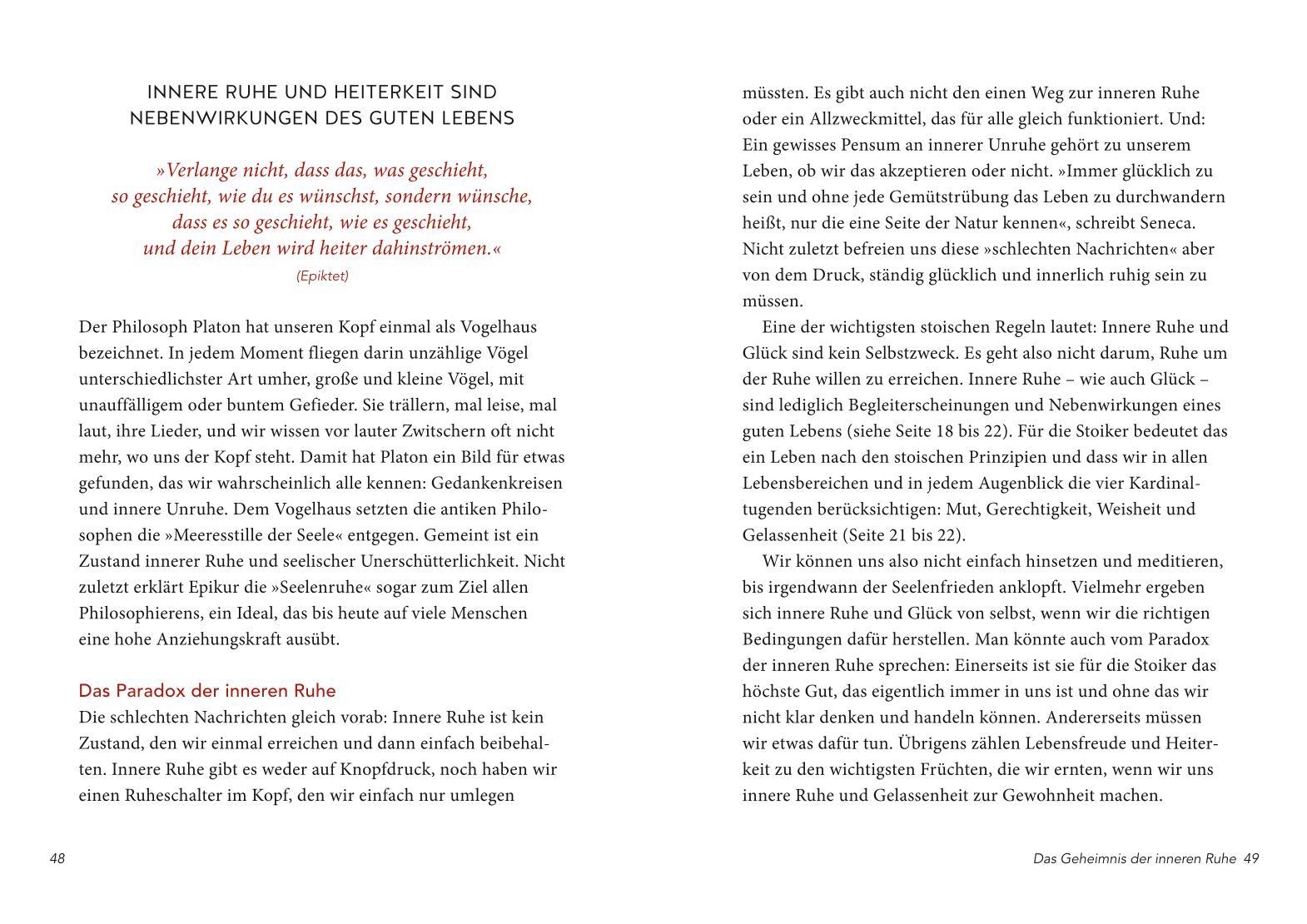 Beispielinhalt (Bild) Der kleine Alltagsstoiker
