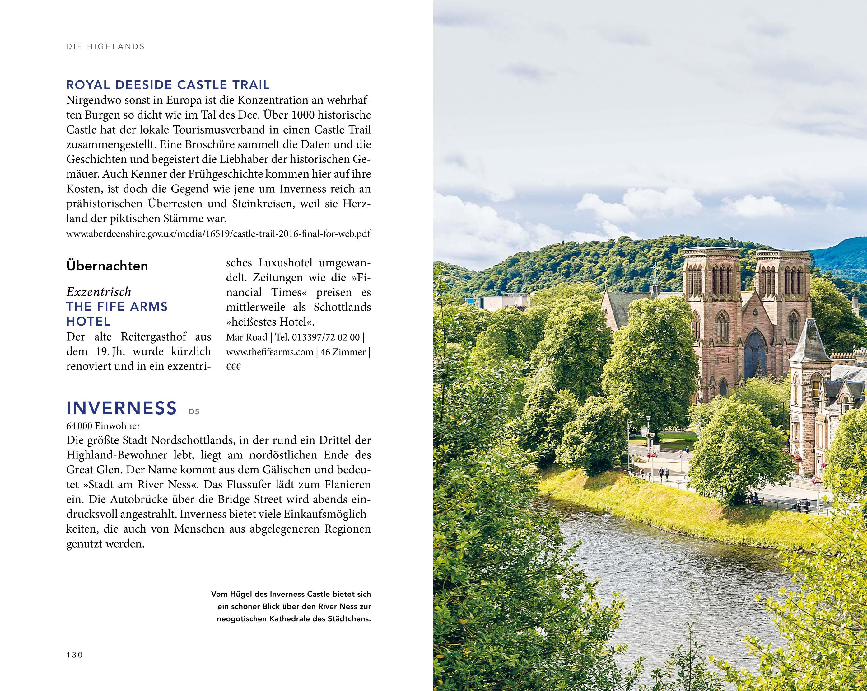 Beispielinhalt (Bild) MERIAN Reiseführer Schottland