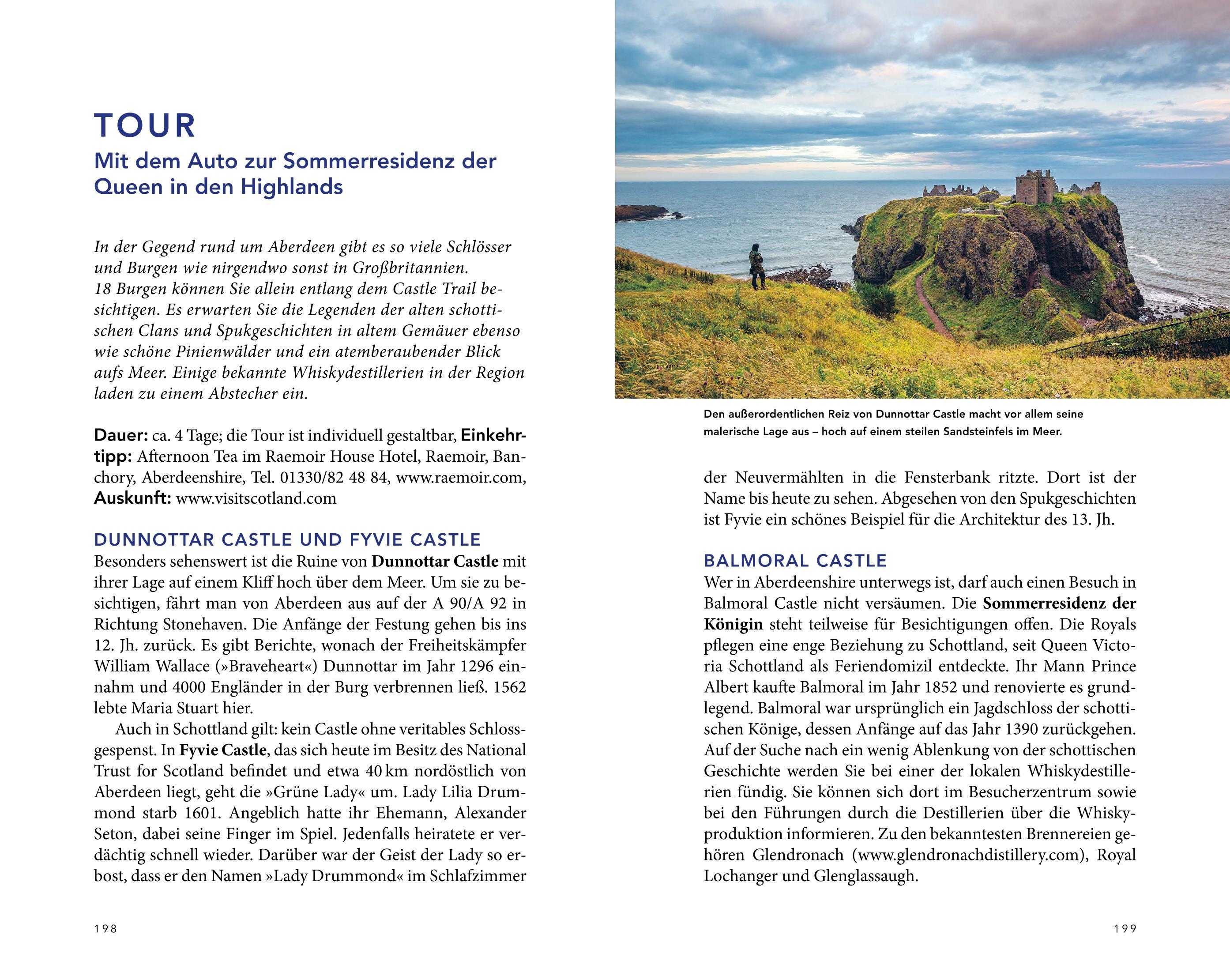 Beispielinhalt (Bild) MERIAN Reiseführer Schottland