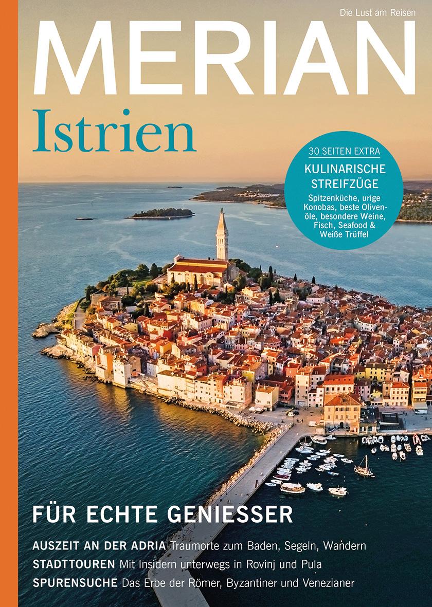 Vorderes Coverbild MERIAN Magazin Istrien 03/2021