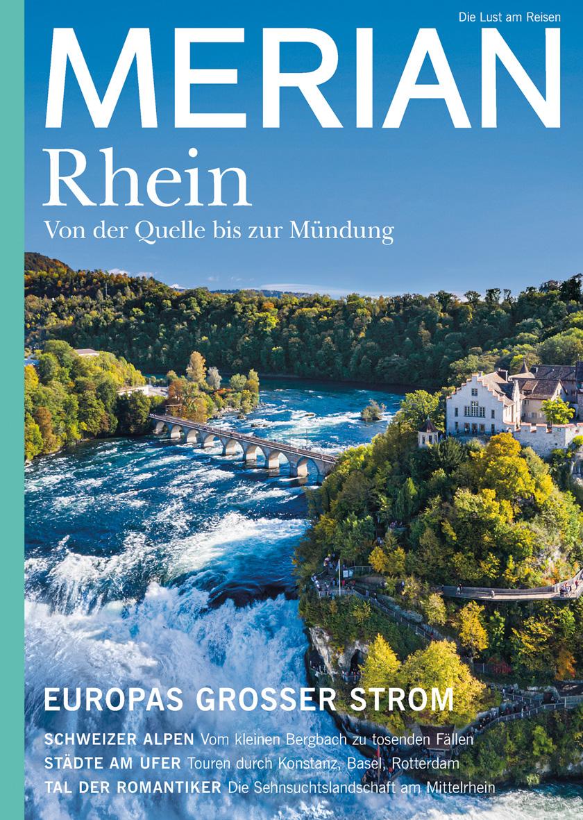Vorderes Coverbild MERIAN Magazin Der Rhein 06/21