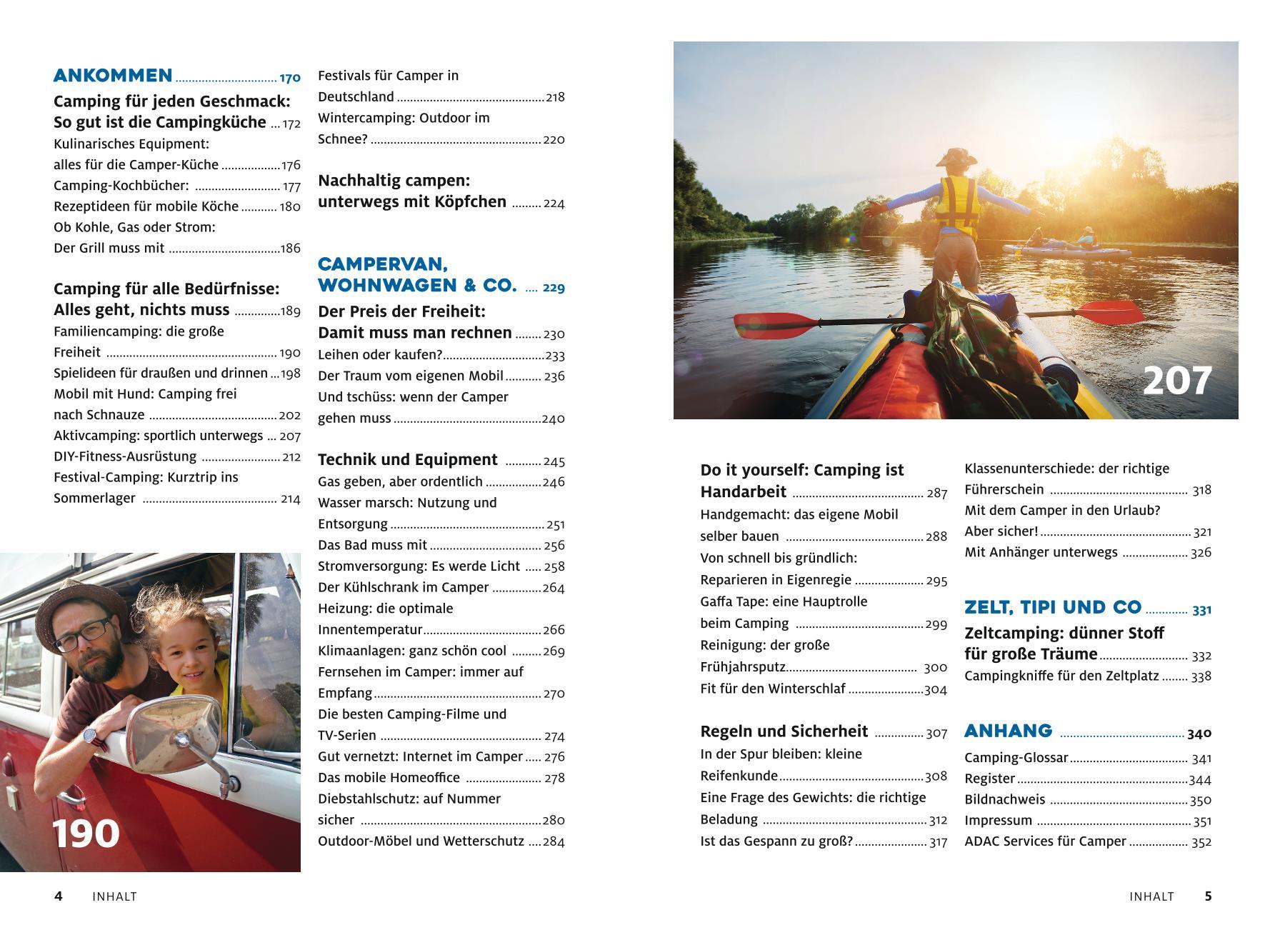 Beispielinhalt (Bild) Die Campingbibel