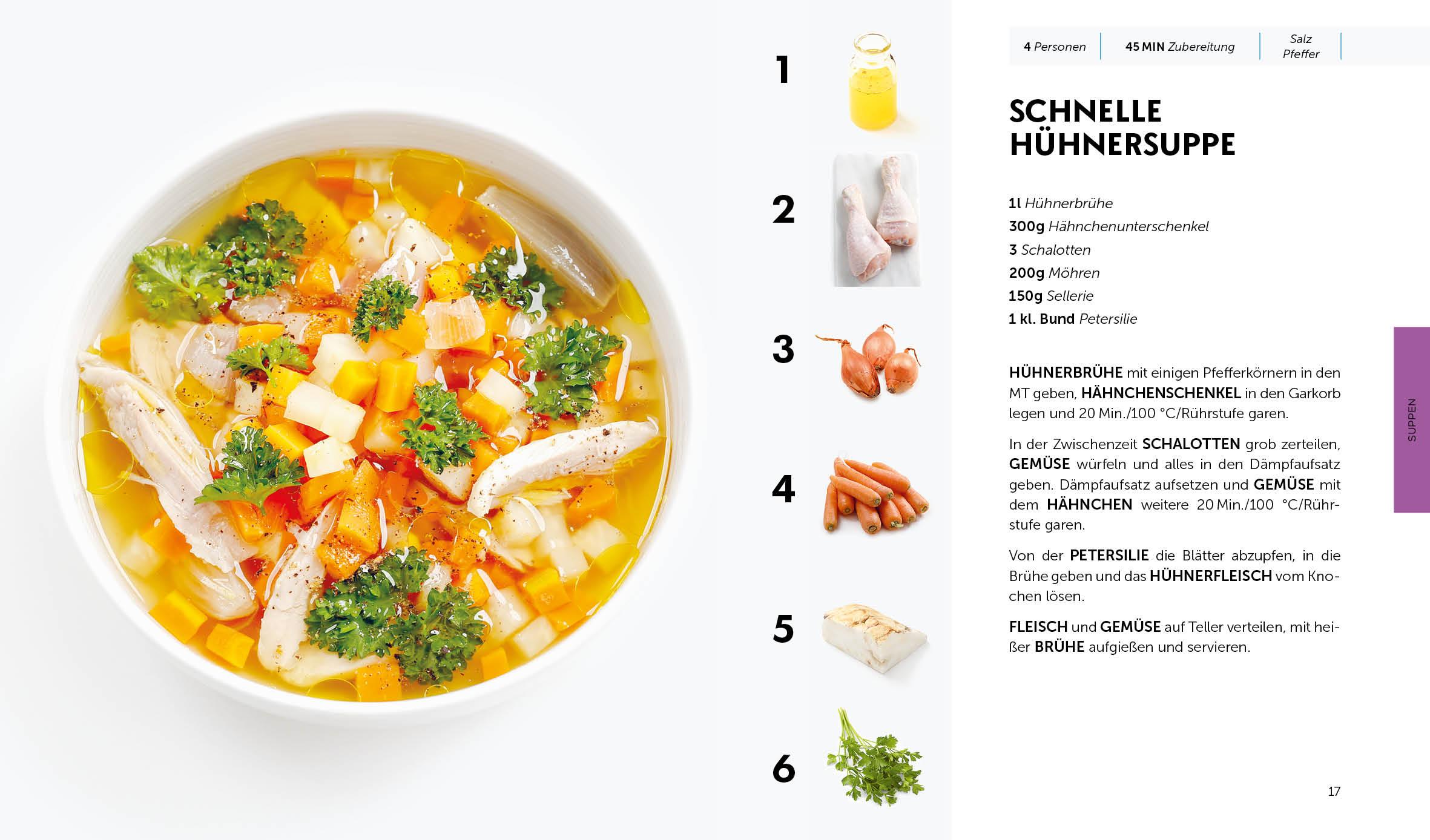 Beispielinhalt (Bild) Das XXL-Kochbuch mit Rezepten für den Thermomix - Supereasy