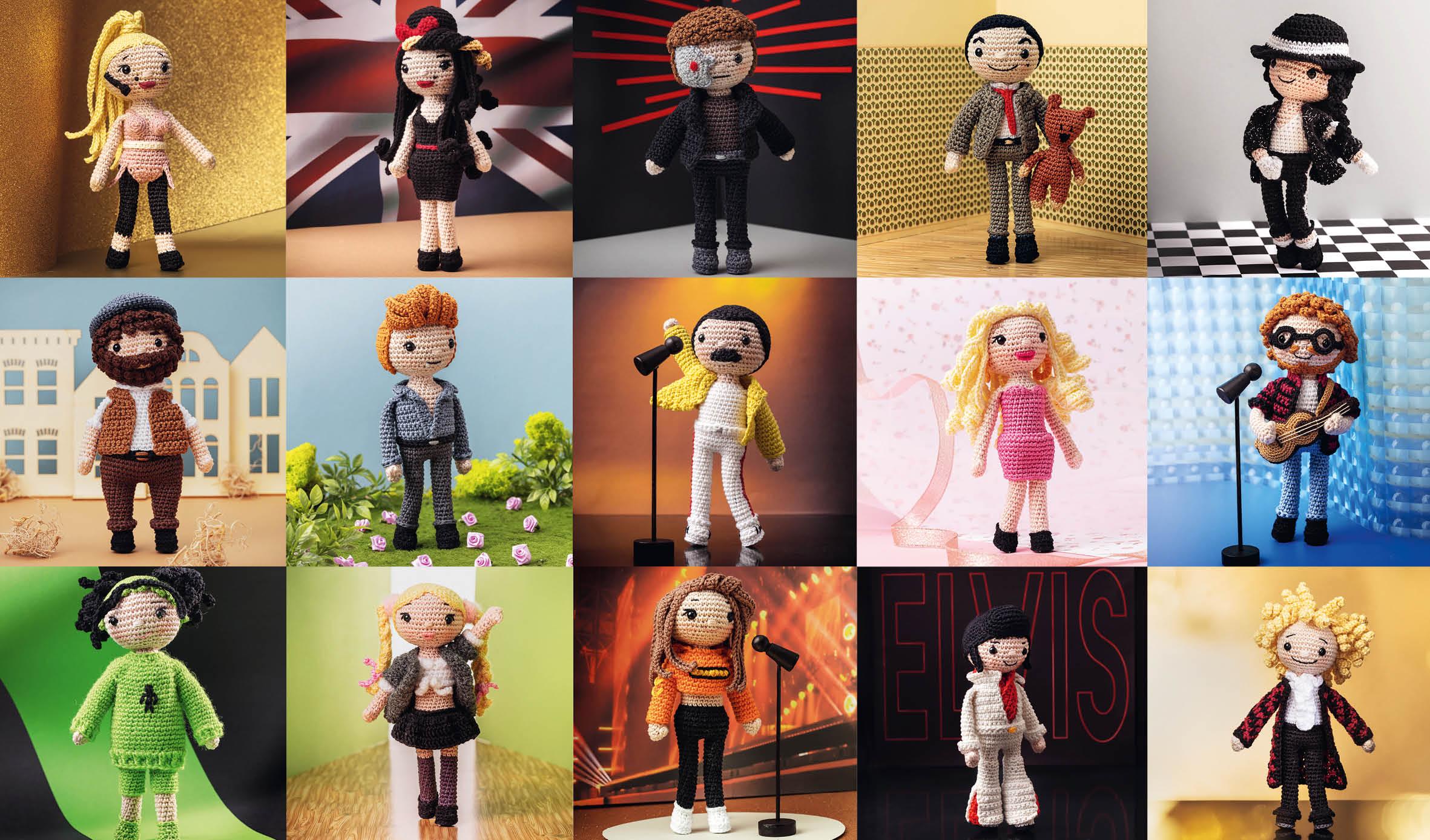 Beispielinhalt (Bild) Promi-Helden häkeln