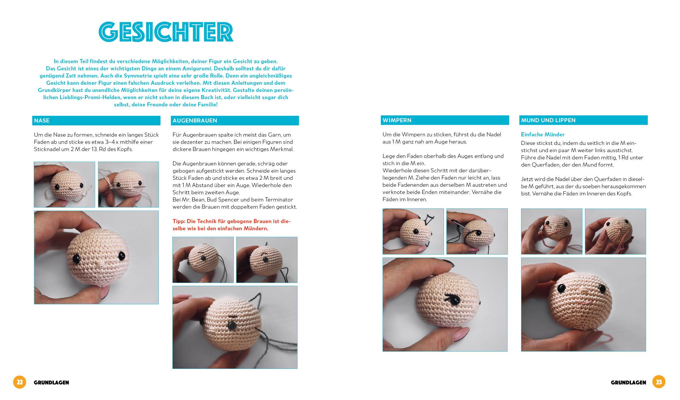 Beispielinhalt (Bild) Promi-Helden häkeln