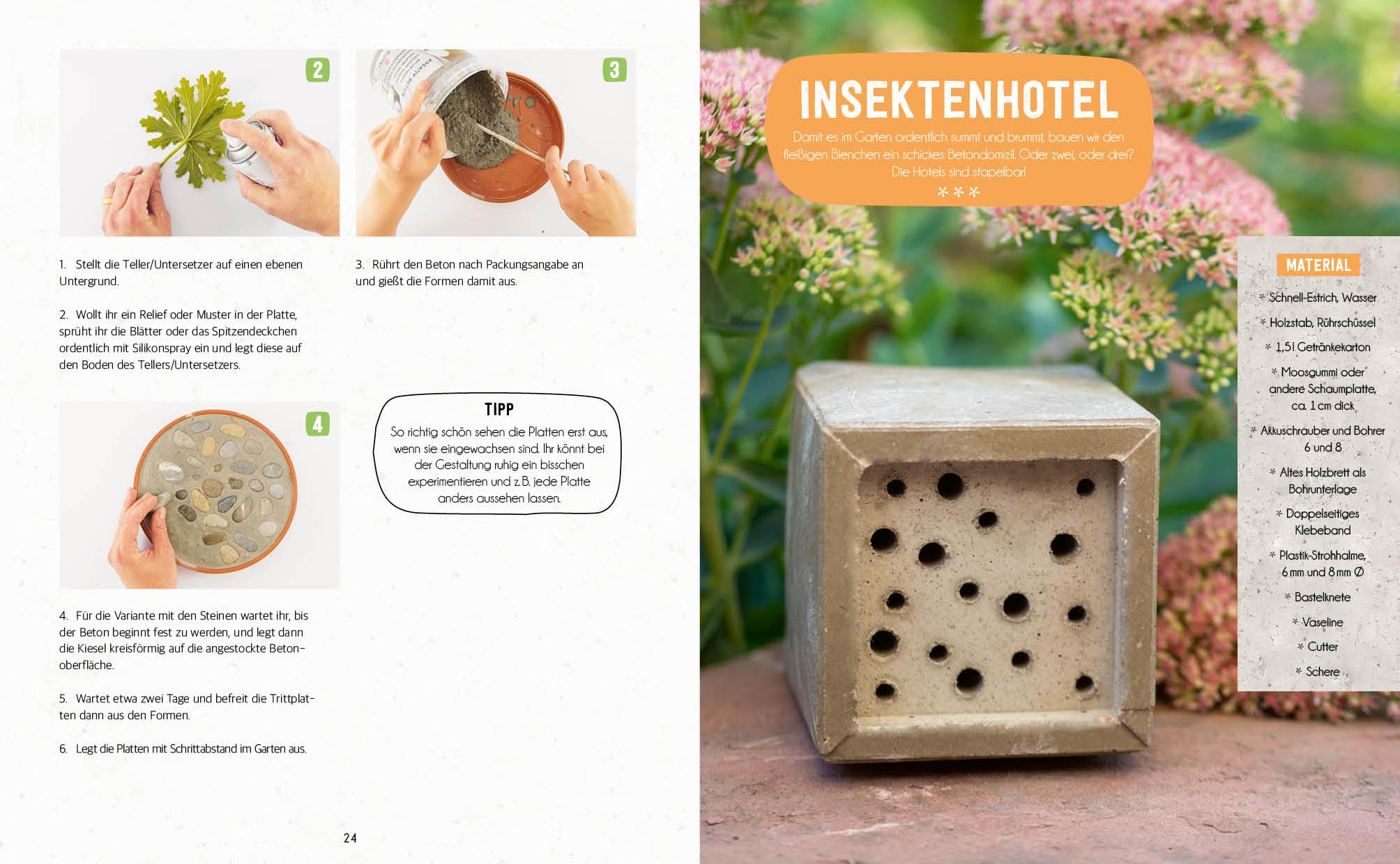 Beispielinhalt (Bild) Beton-Deko für den Garten