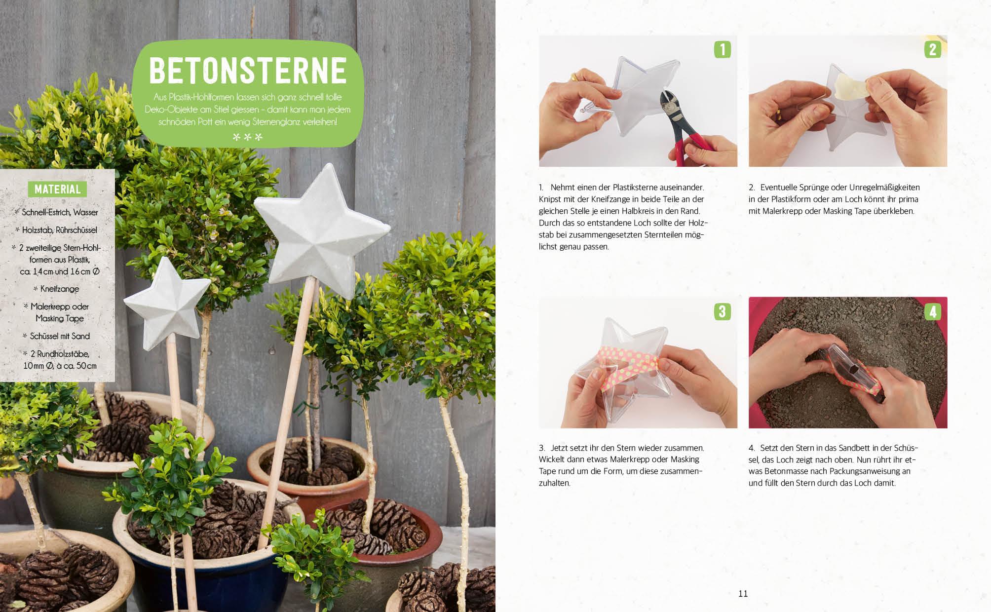 Beispielinhalt (Bild) Beton-Deko für den Garten