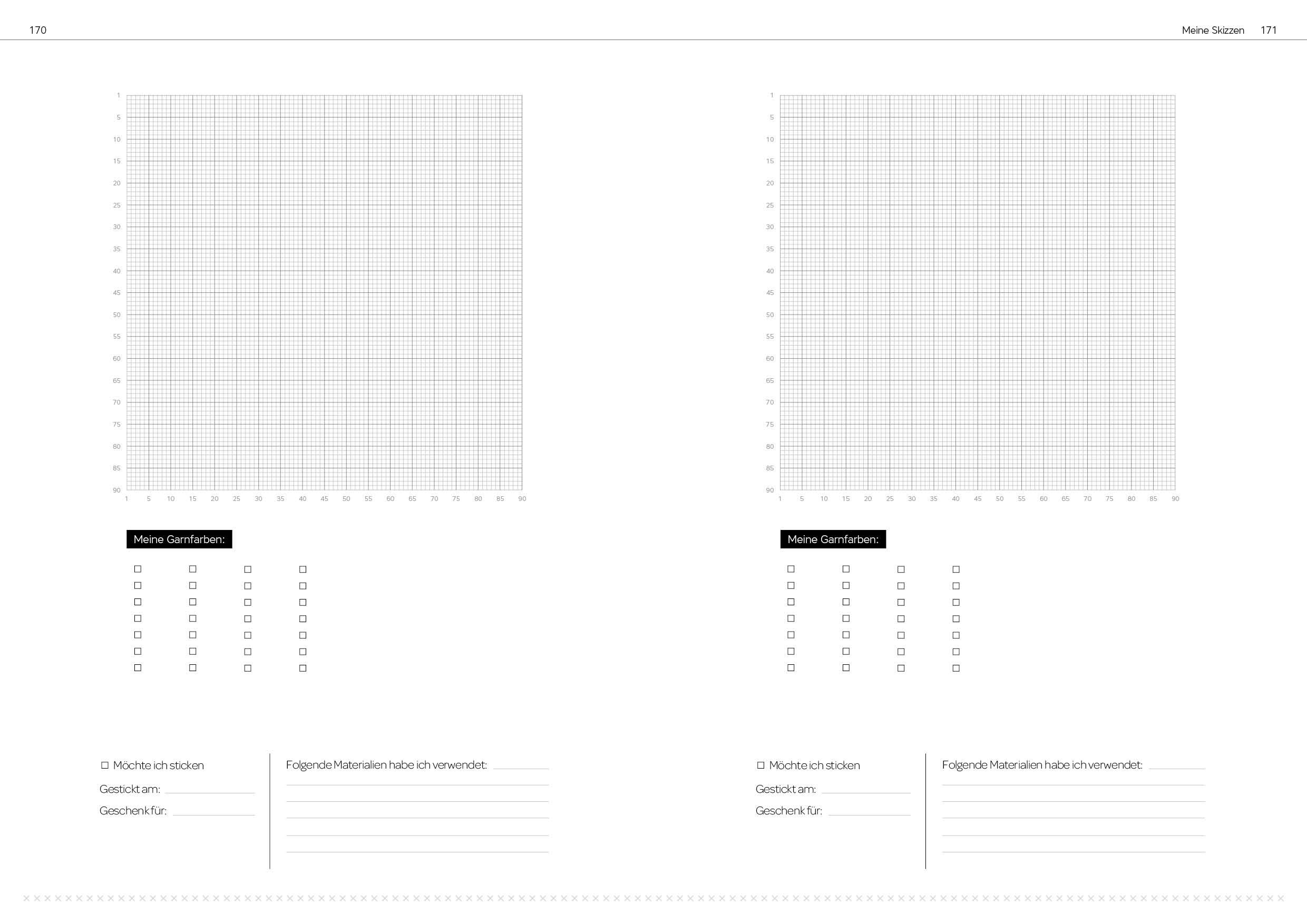 Beispielinhalt (Bild) 365 Stickmotive - Das Vorlagenbuch