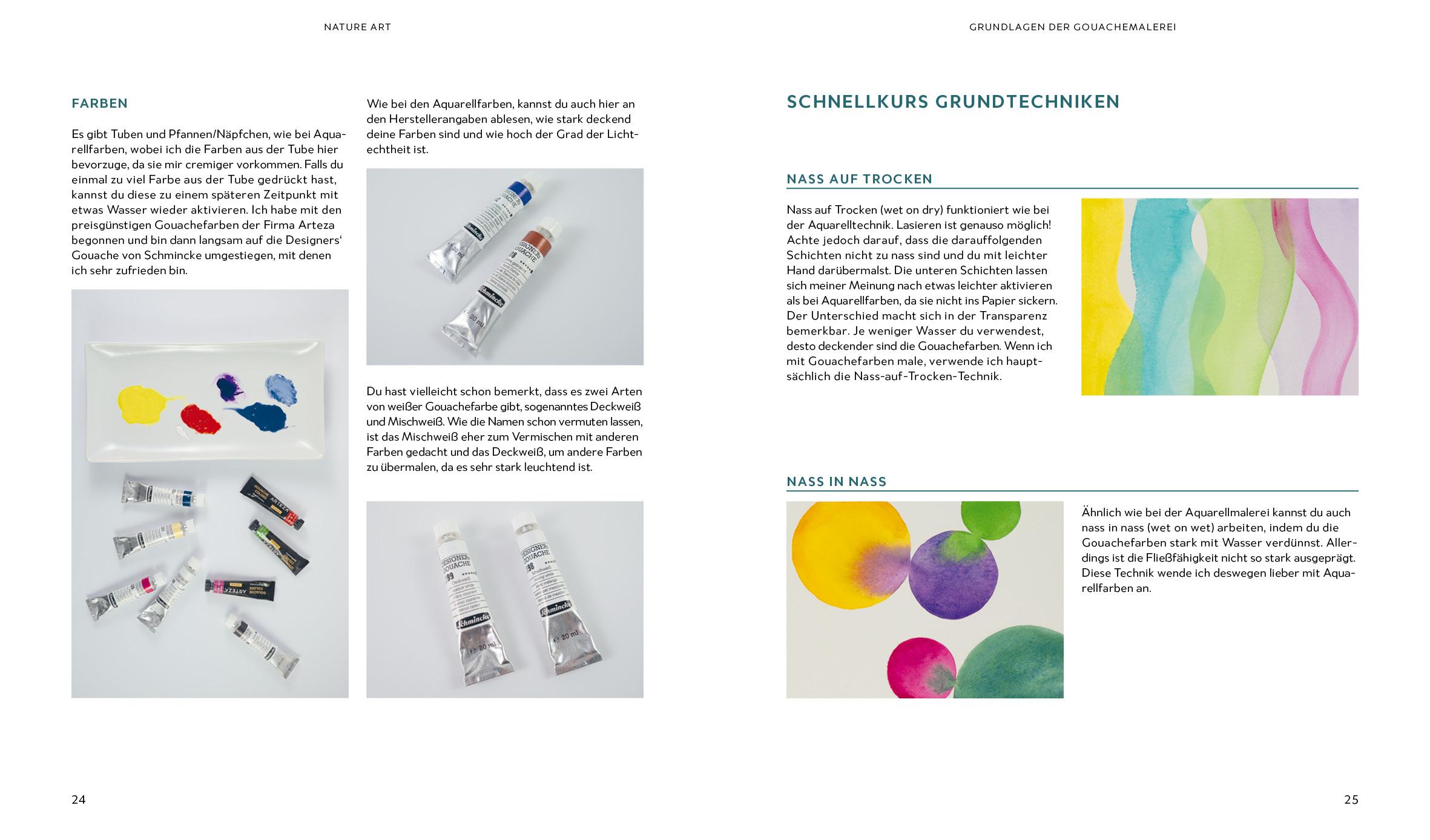 Beispielinhalt (Bild) Nature Art: Watercolor und Gouache