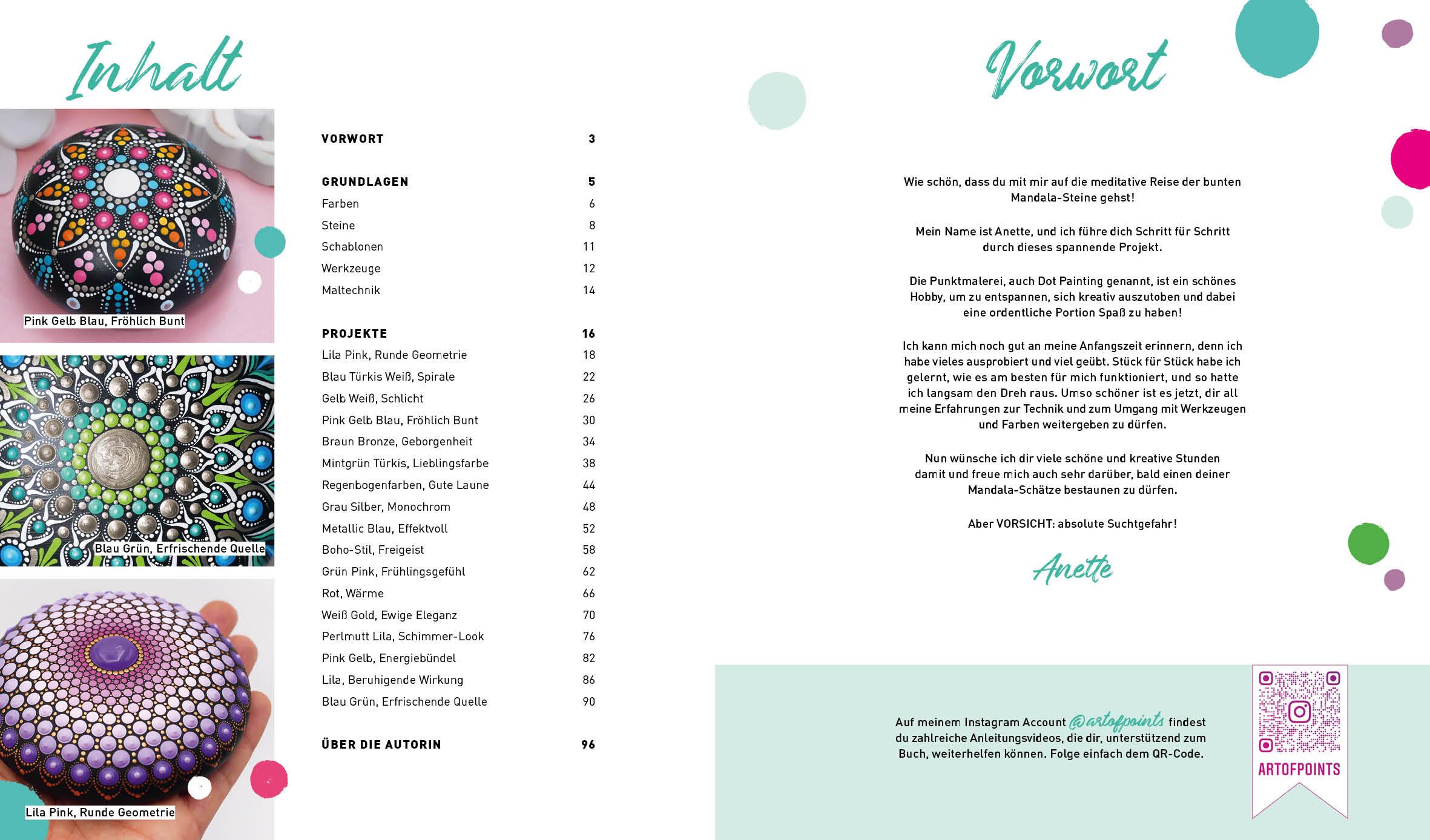 Beispielinhalt (Bild) Steine bemalen - Mandala - Band 1